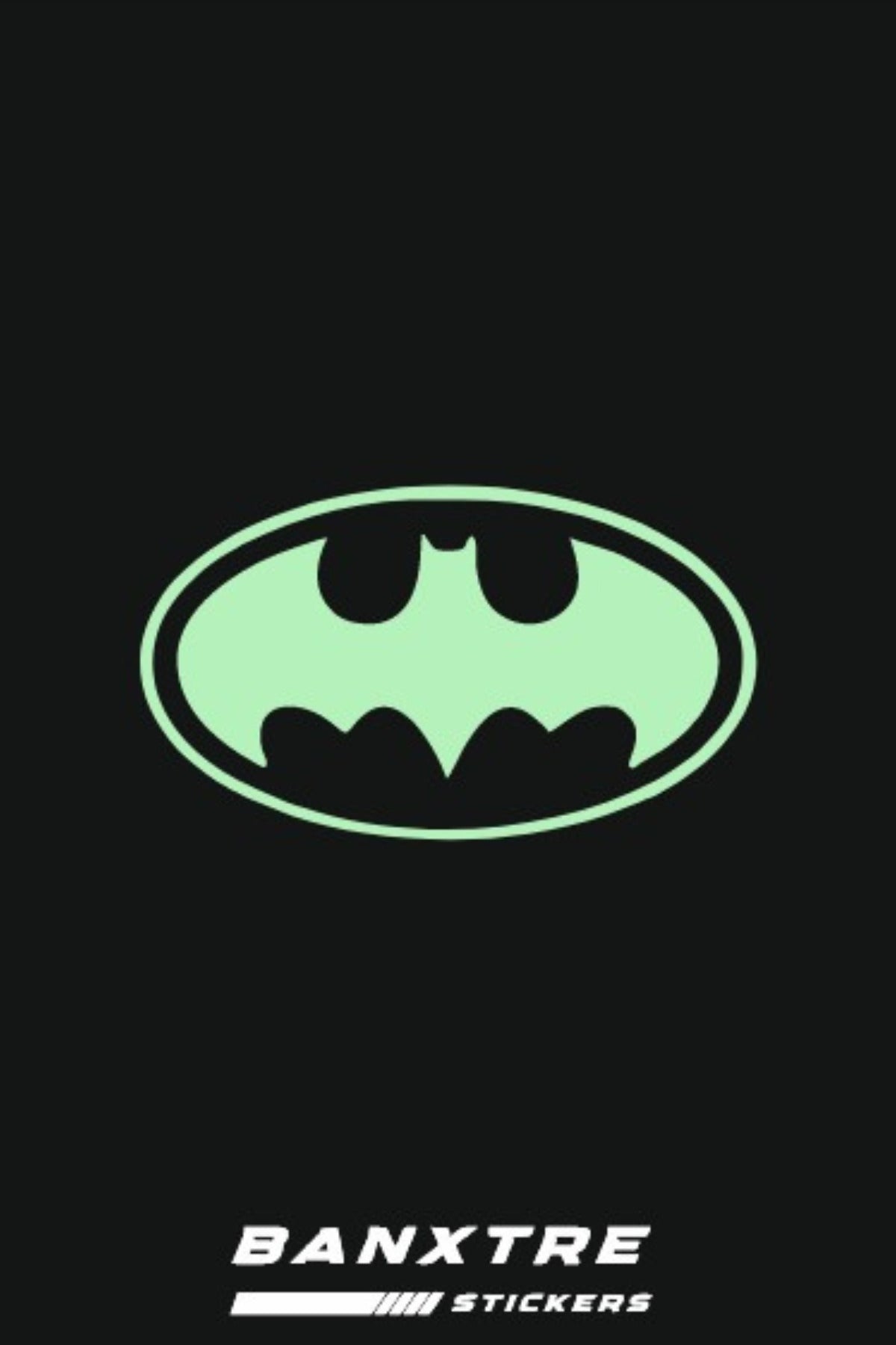 Motor-Araba-Kask için Batman Sticker Etiket (10CMx5CM)(1 Adet)