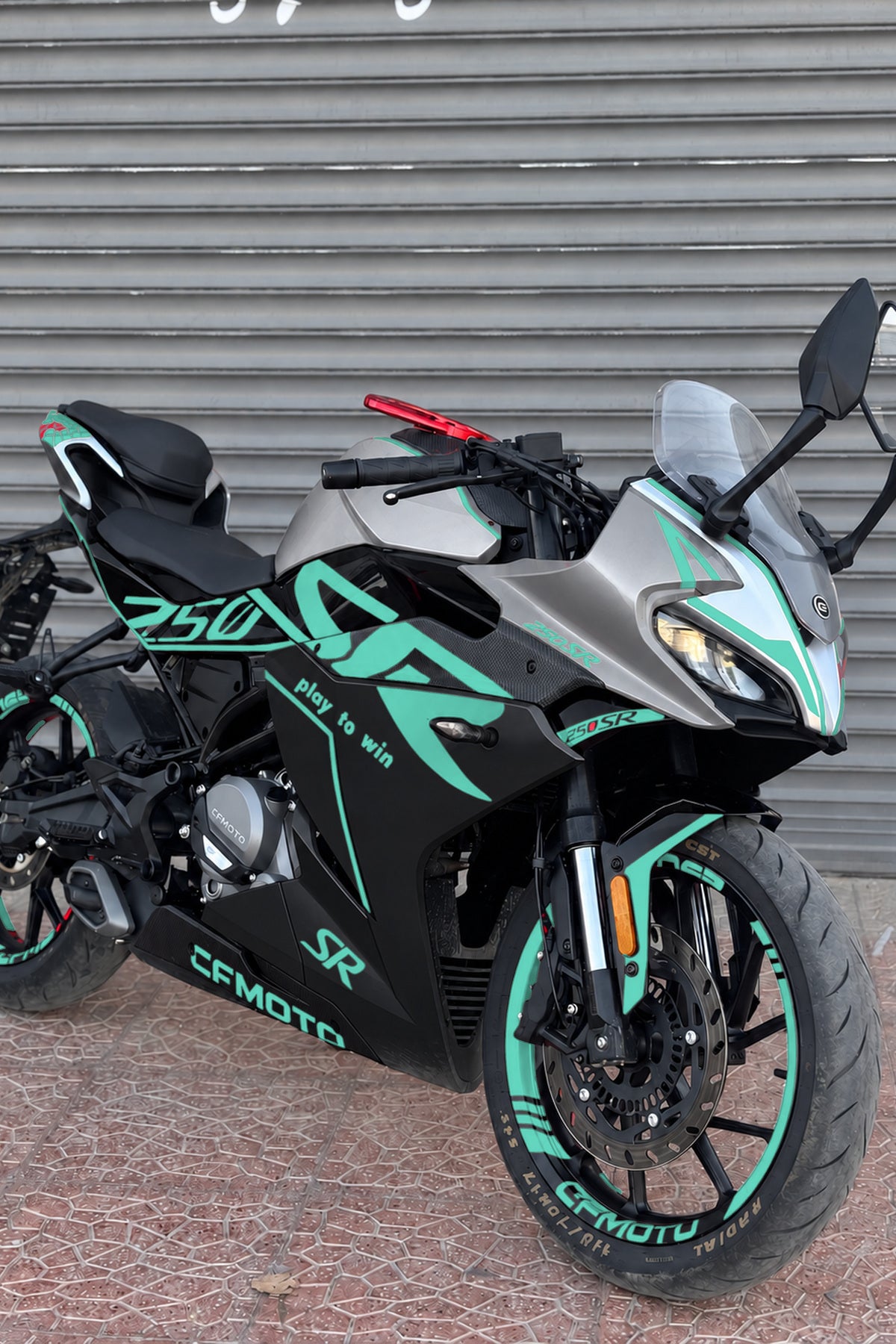 CFMOTO SR 250 için Komple Ultra Renk Değişim Sticker Seti (Sağ ve Sol )