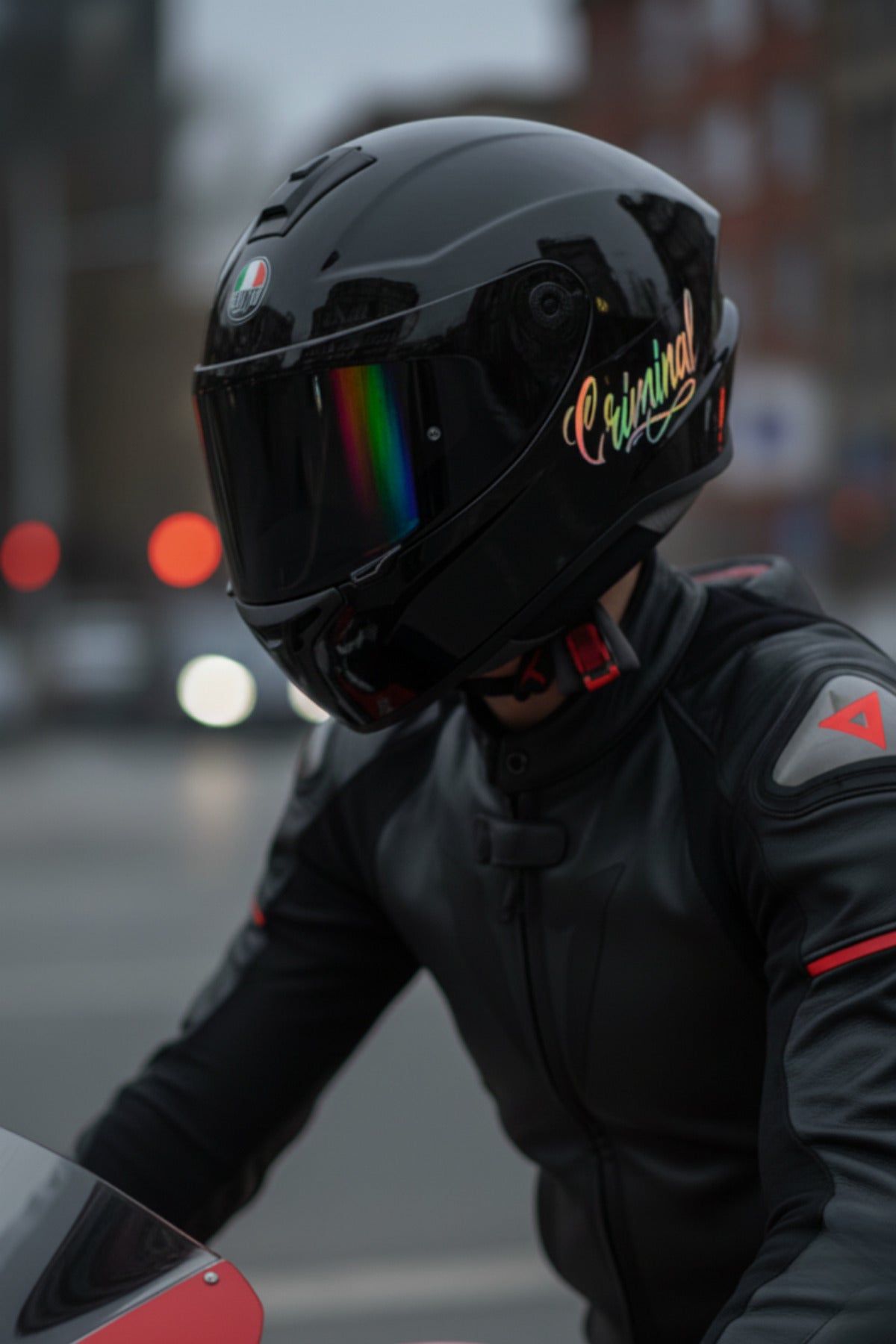 Motosiklet ve Kask için Criminal Sticker Etiket (1 Adet)