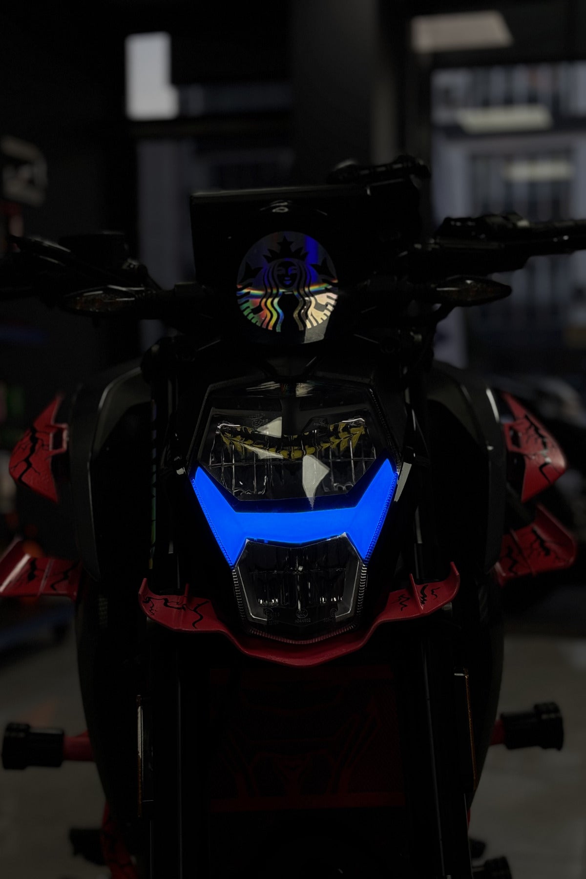 CFMOTO NK250 Gündüz Led için Renkli Far Filmi Sticker