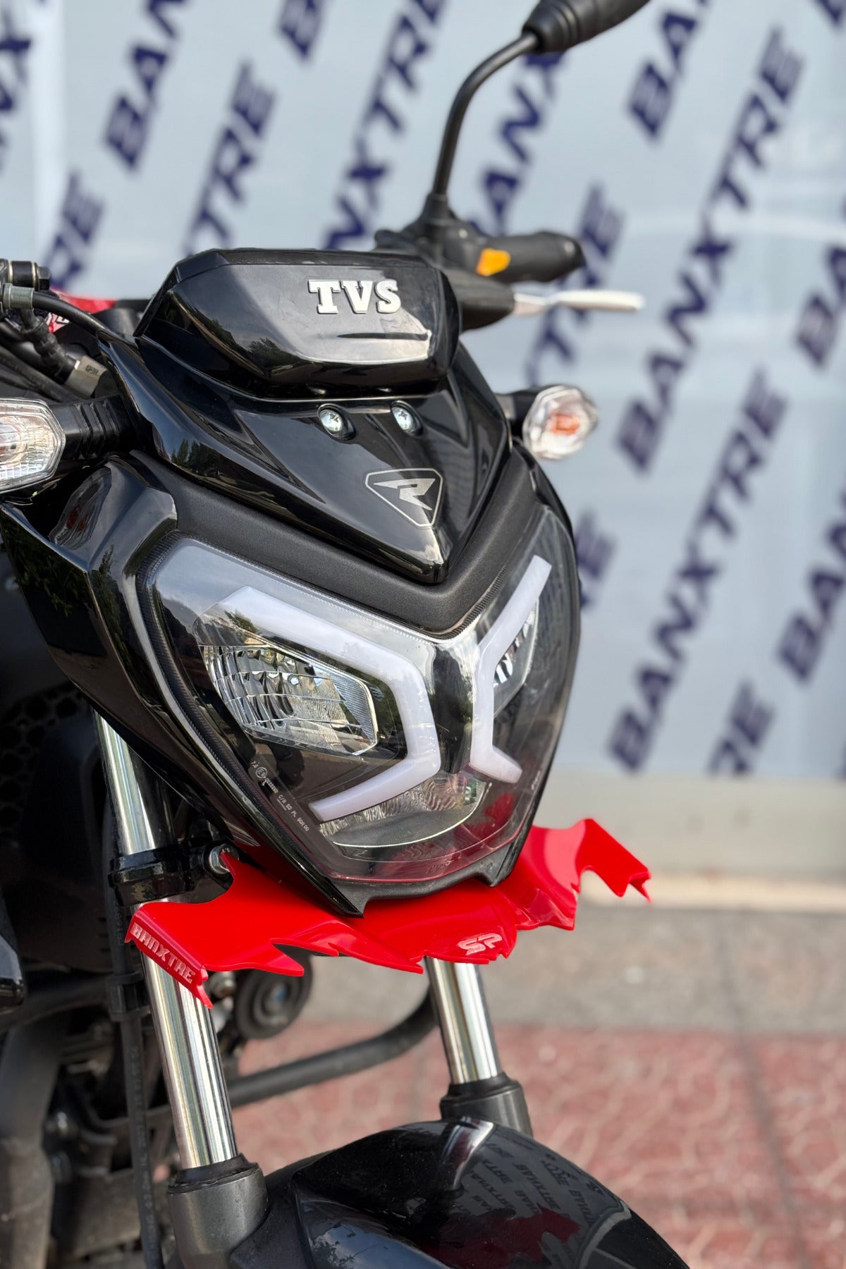 TVS Raider Uyumlu Winglet-Gaga-Sakal Parça Sticker Seti