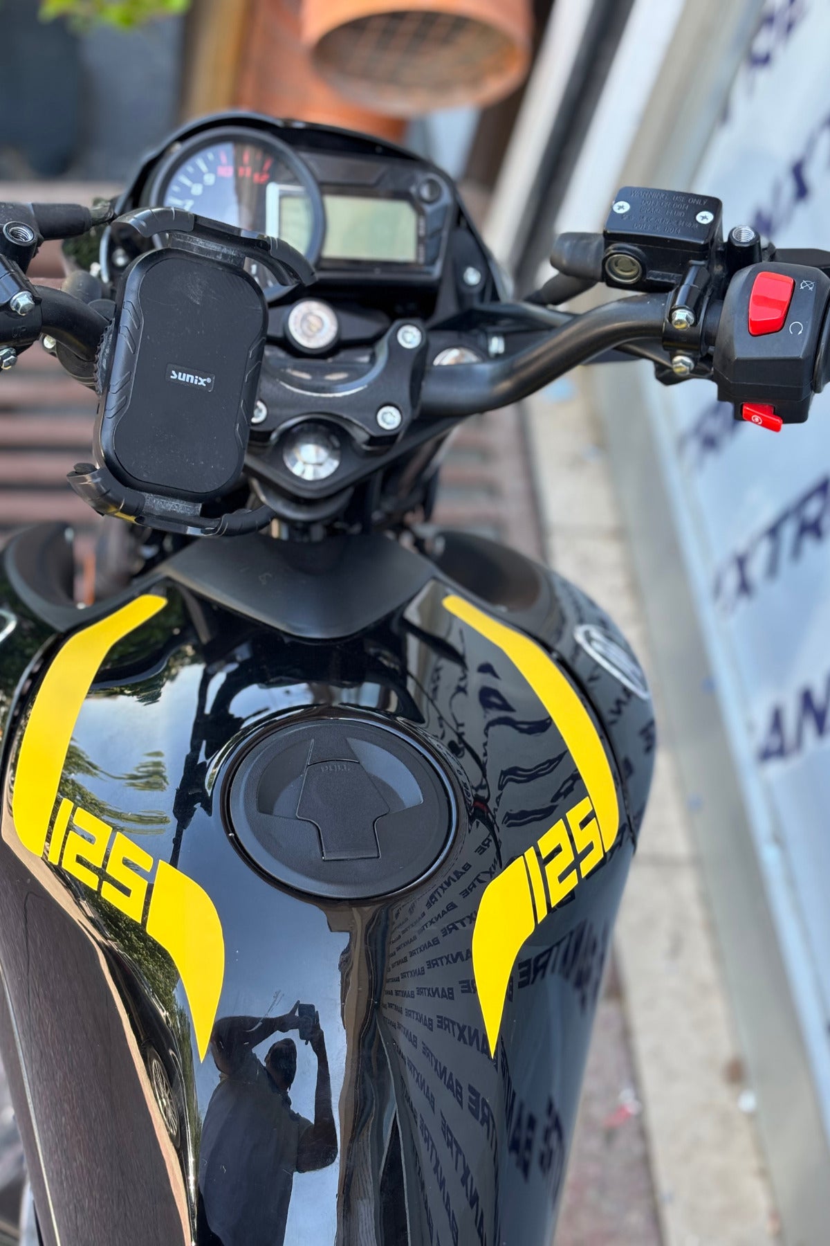 Mondial Drift-L Uyumlu Düz 125 Yazılı Depo Şerit Kordon