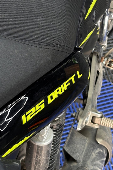 Mondial Drift-L için Orijinal 125 Drift-L Yazı Sticker