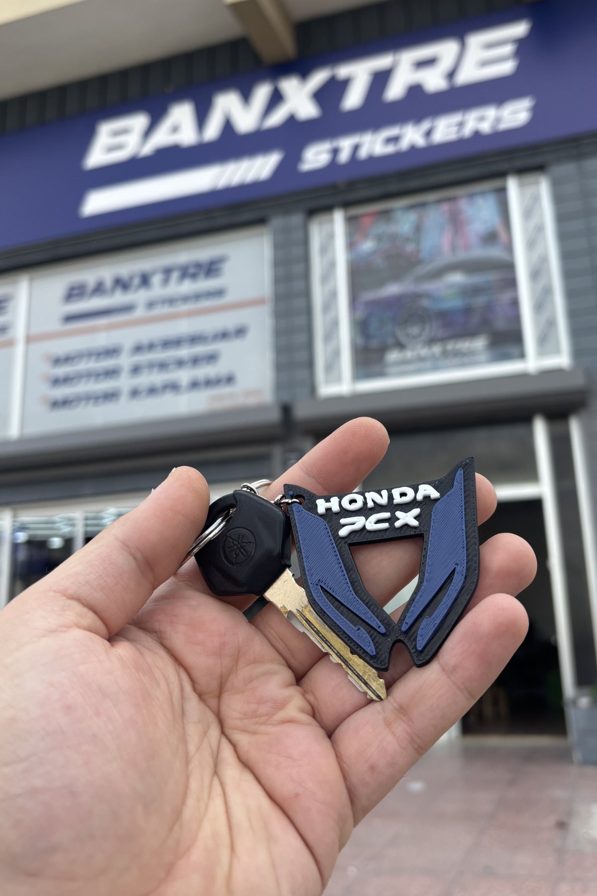 Honda PCX Far Detaylı Anahtarlık Özel Tasarım Anahtarlık Sert Plastik