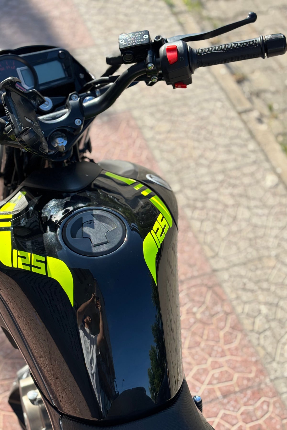 Mondial Drift-L Uyumlu Kesikli 125 Yazılı Depo Şerit Kordon