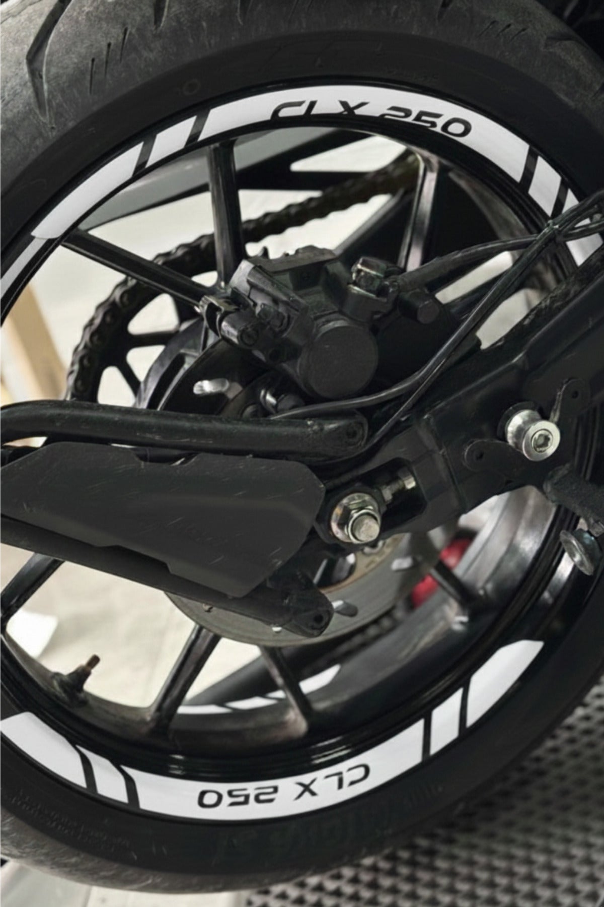 CFMOTO CLX 250 için Jant Şeridi Sticker Seti