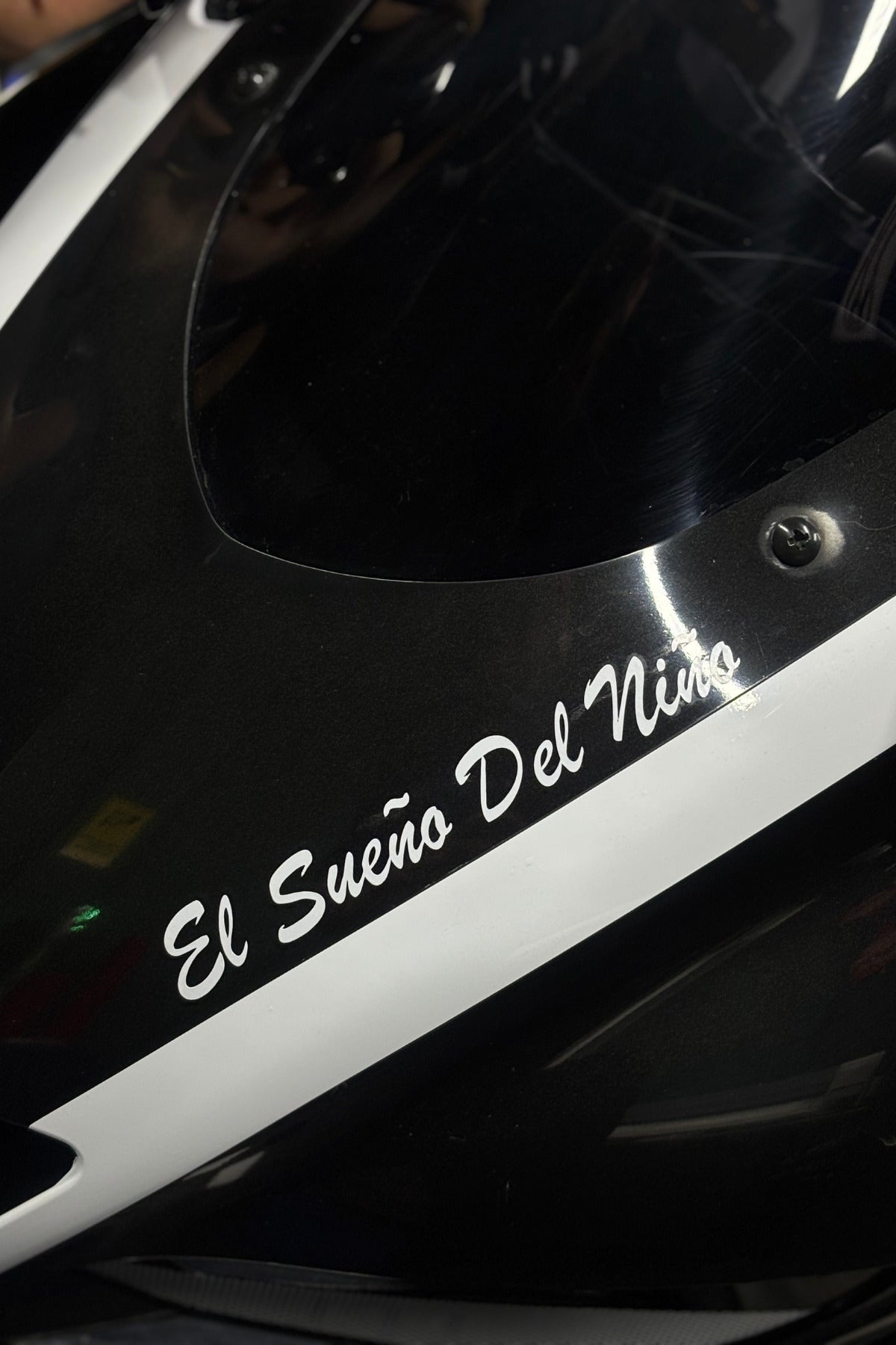 Motor için El Sueno Del Nino Sticker (Bir Çocuğun Rüyası) Sticker Etiket (15CMx2.5CM)