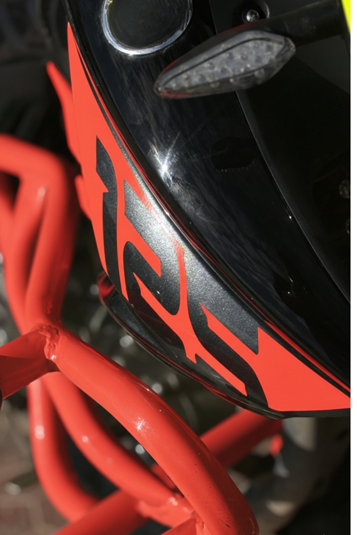 Mondial Drift-L için 125 Yazılı Yan Grenaj Kaplama Sticker (Sağ ve Sol)