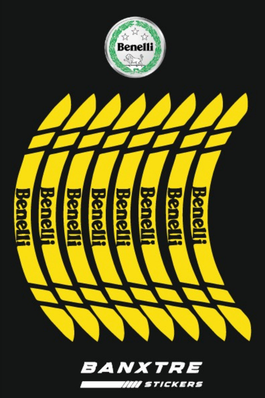 Benelli Motorlar için Universal Jant Şeridi (8 Parça)