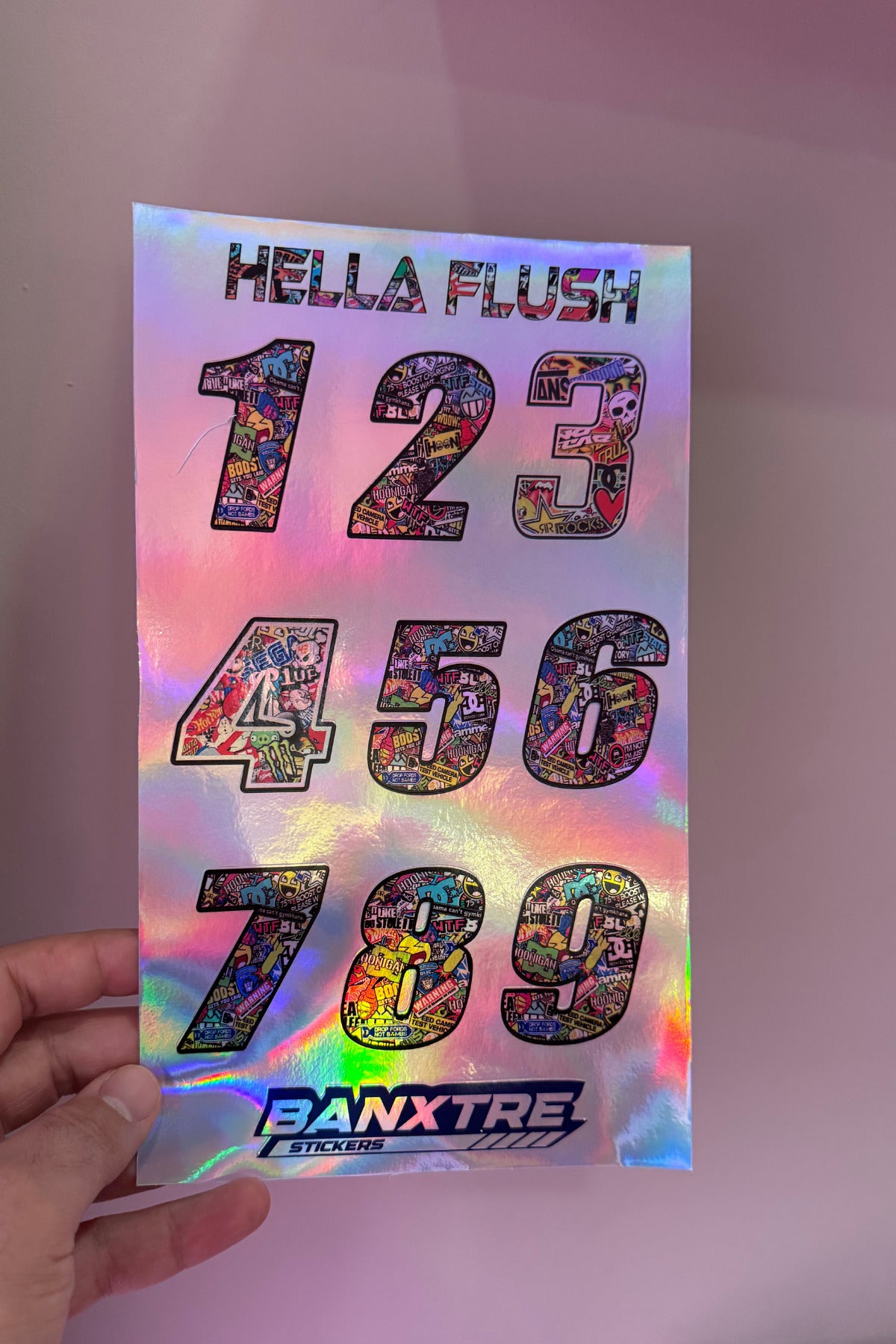 Araba ve Motor İçin Hella Flush Hologramlı Numaratör Sticker