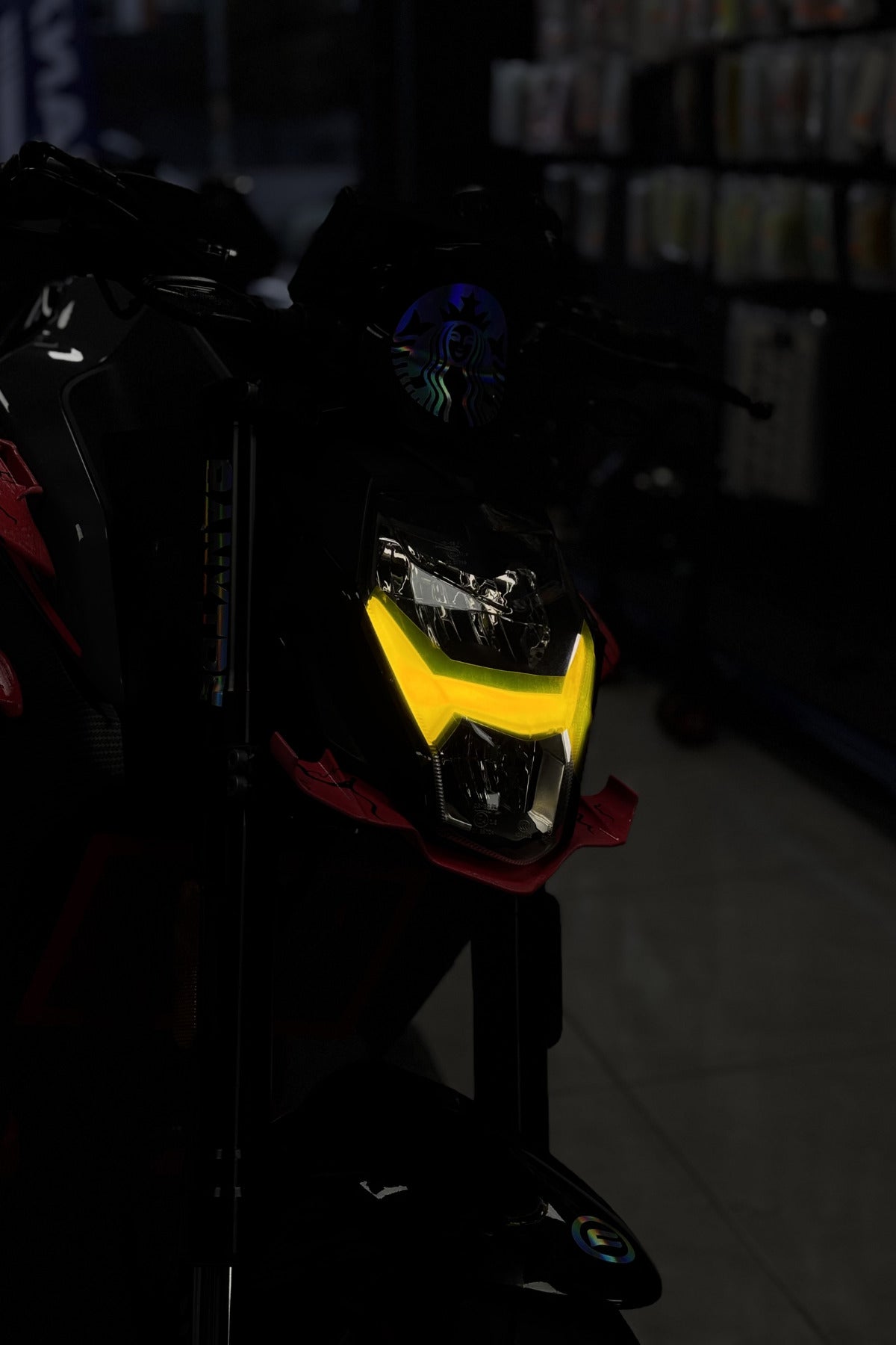 CFMOTO NK250 Gündüz Led için Renkli Far Filmi Sticker