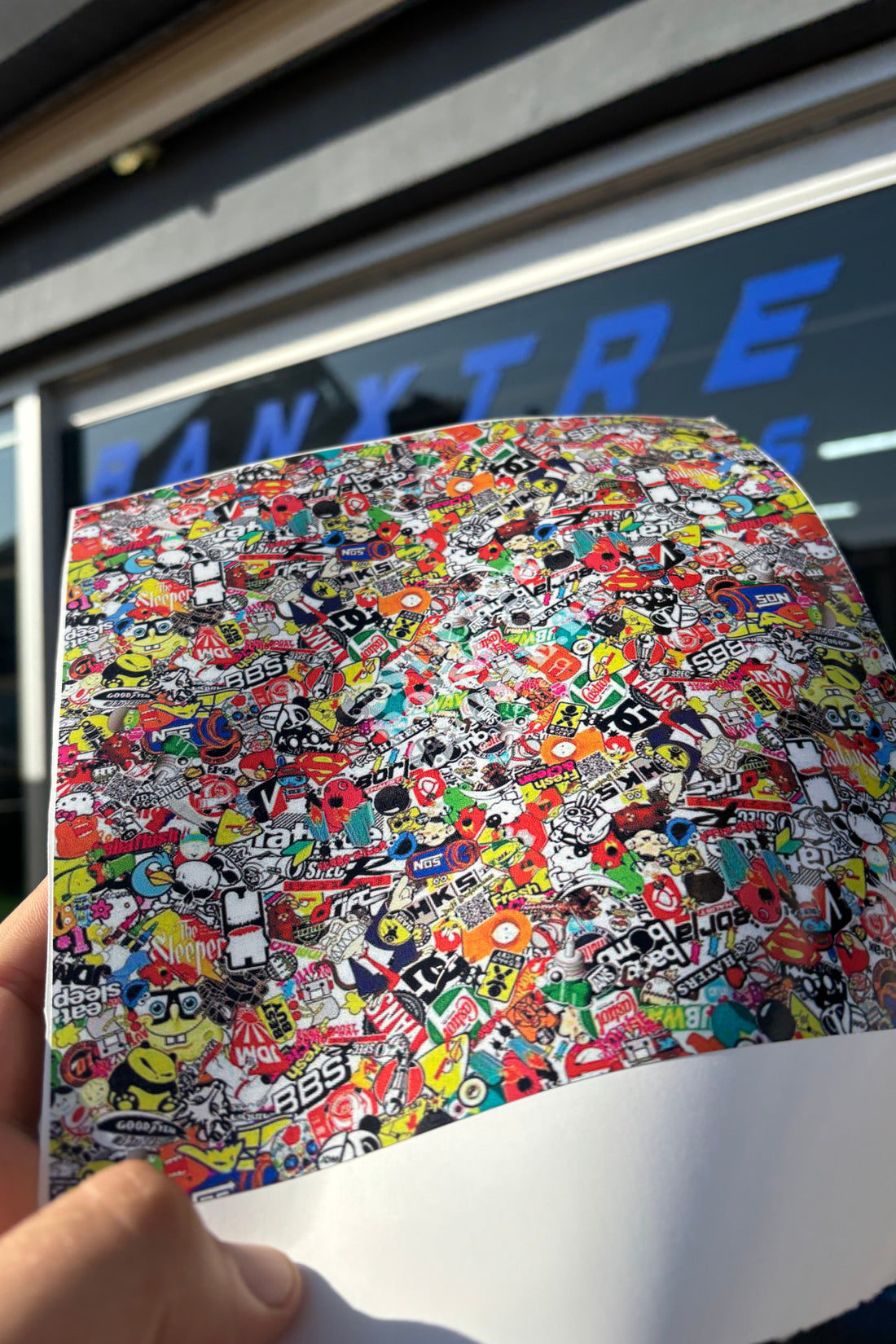 Motosiklet ve Kask için Hellaflush Dekor Kaplama (Hasarlı Bölgelere Önerilir) Desenli (20CMx20CM)