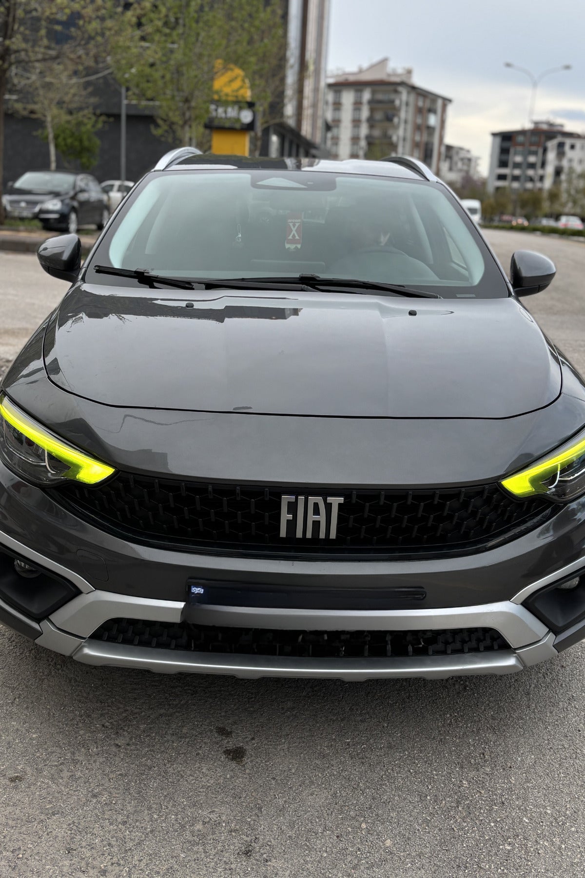Fiat Egea Sedan ve Egea Cross Uyumlu Far Filmi Sticker Far Tasarım Etiket (Sağ ve Sol)
