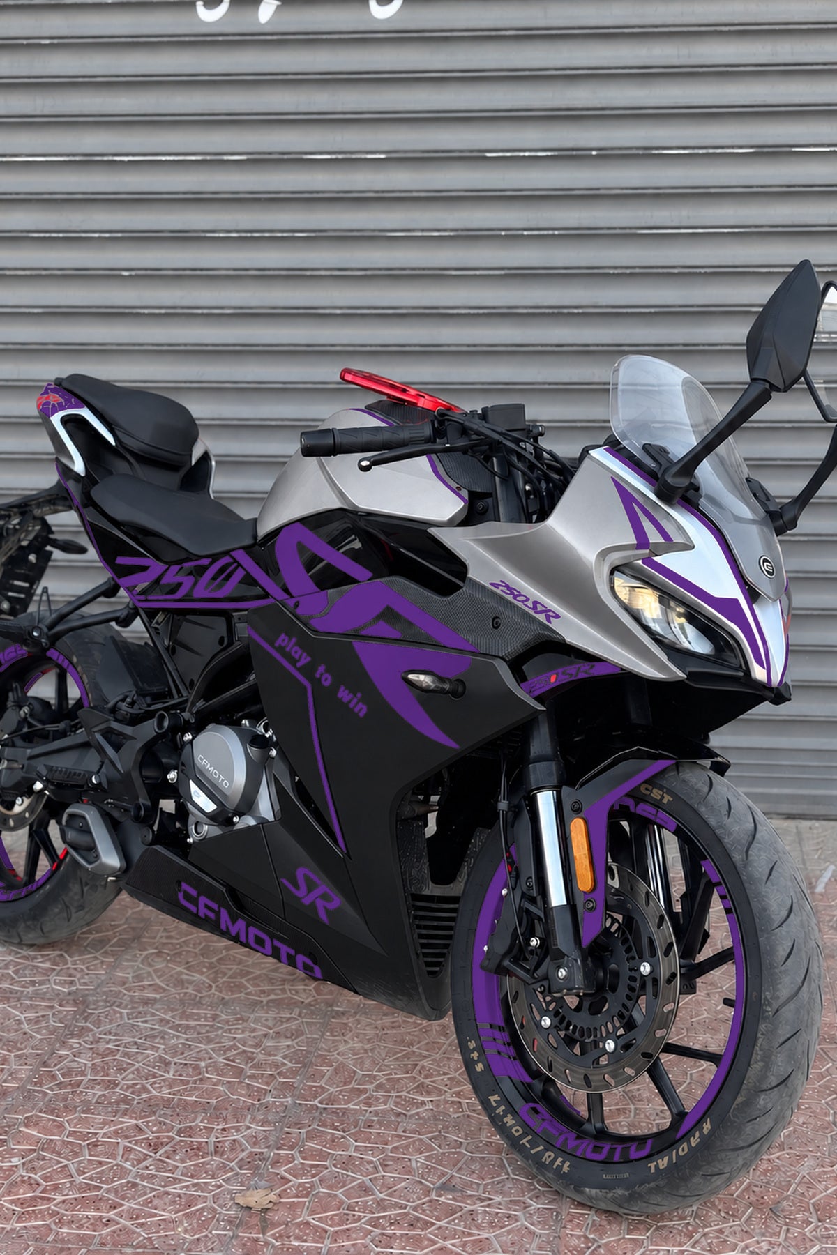 CFMOTO SR 250 için Komple Ultra Renk Değişim Sticker Seti (Sağ ve Sol )