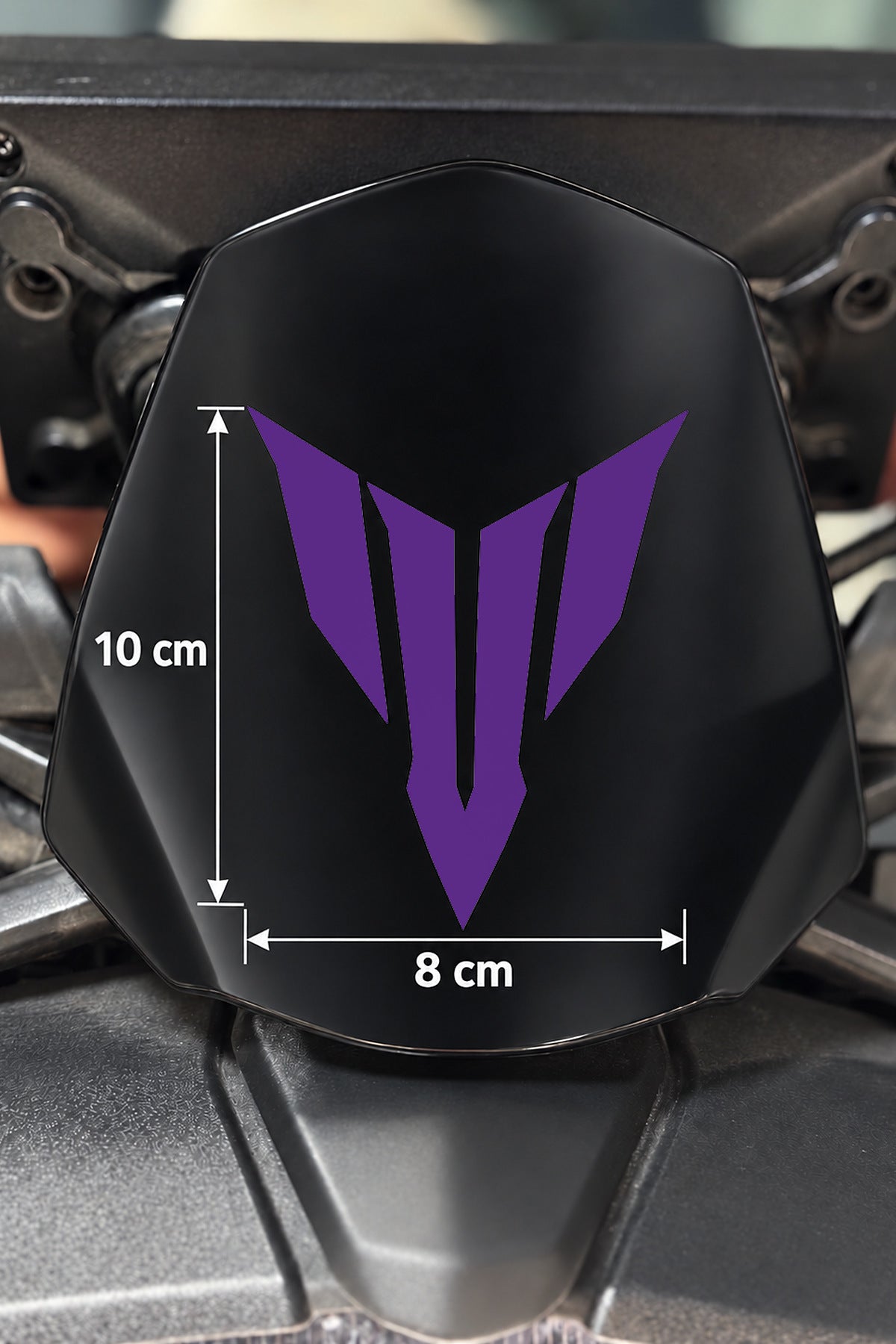 Motosiklet ve Kask için MT Logo Sticker Etiket (10CMx8CM)
