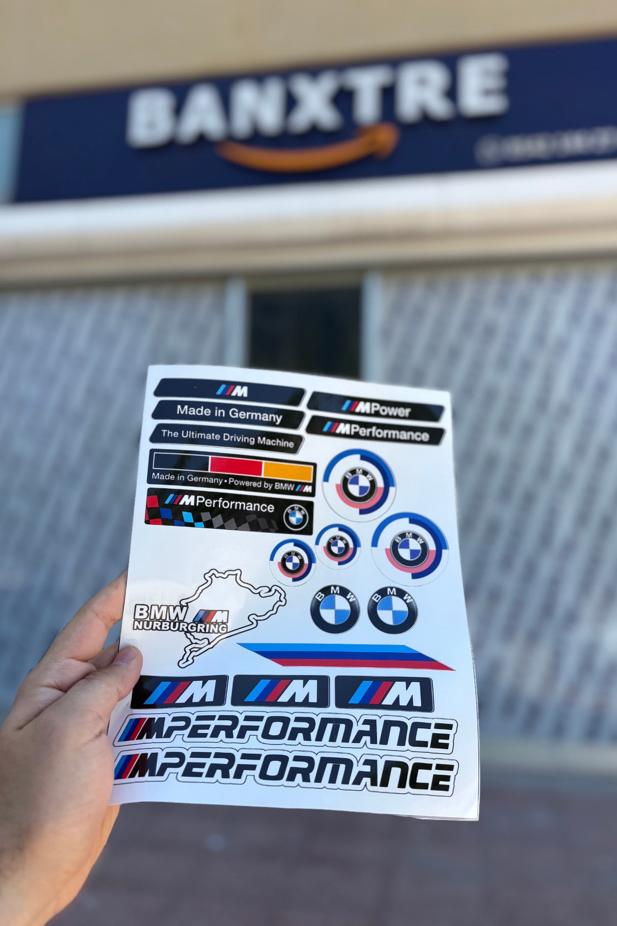 BMW Motorsport A4 Sticker Pack Sticker Seti (20 Parça)