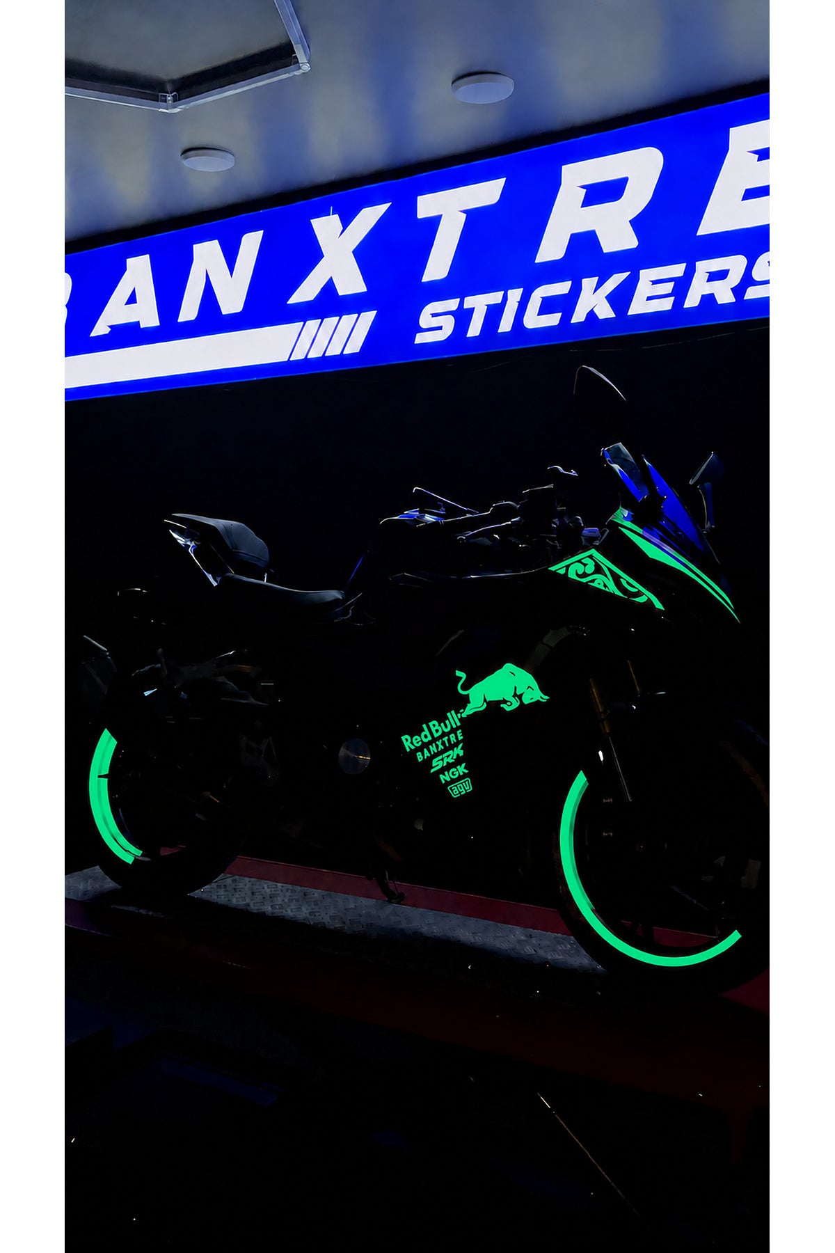 RKS SRK 125 için Komple Reflektörlü Sticker Seti (Sağ ve Sol )