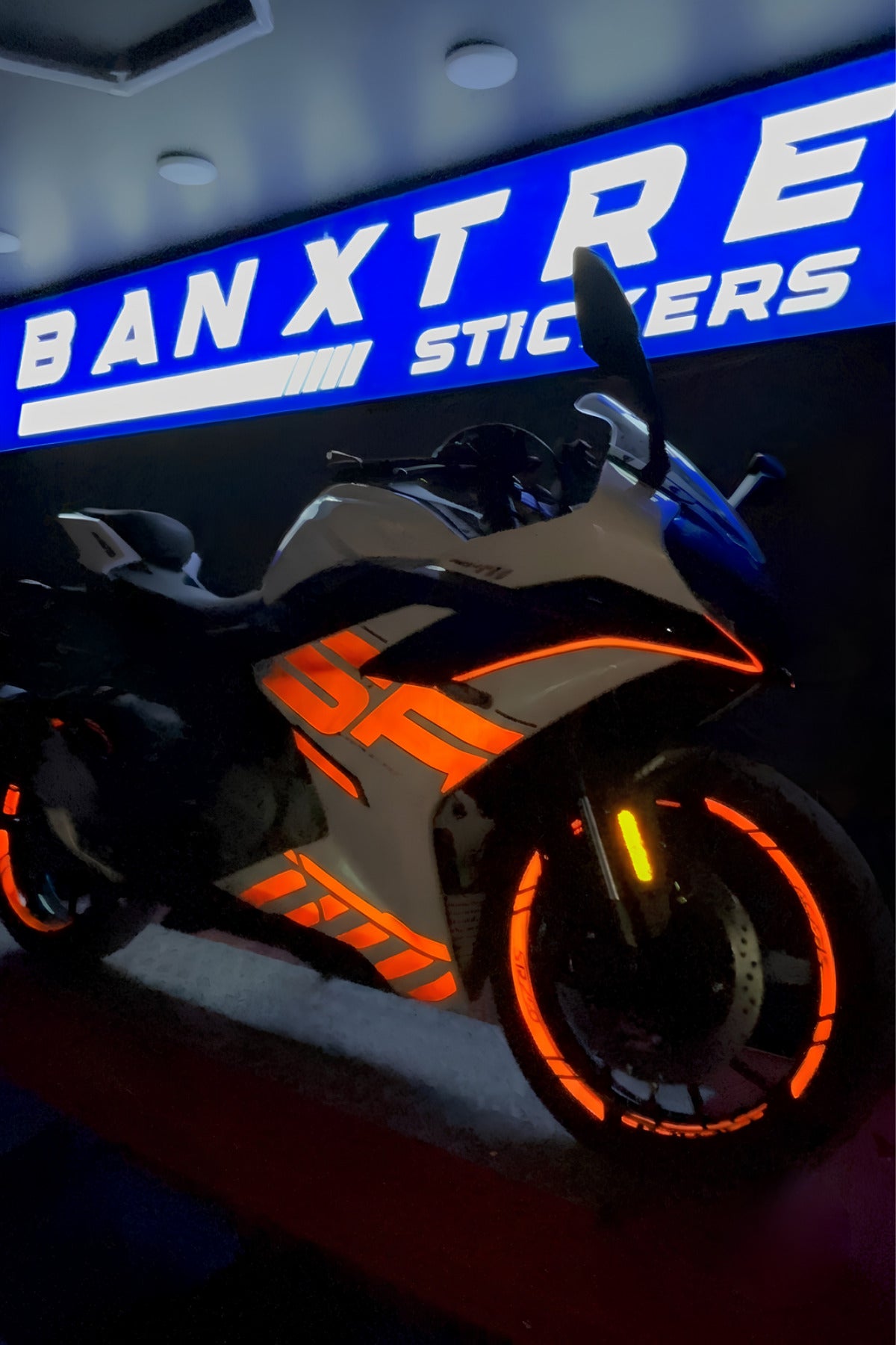 CFMOTO SR250 2026 Model için Komple Reflektörlü Sticker Seti