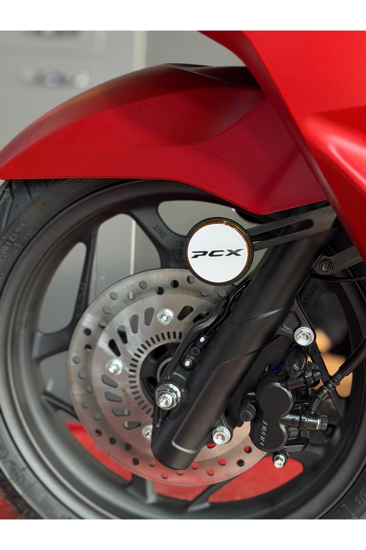 Motosiklet Kedigözü için Reflektör Damla Sticker (Desenli)