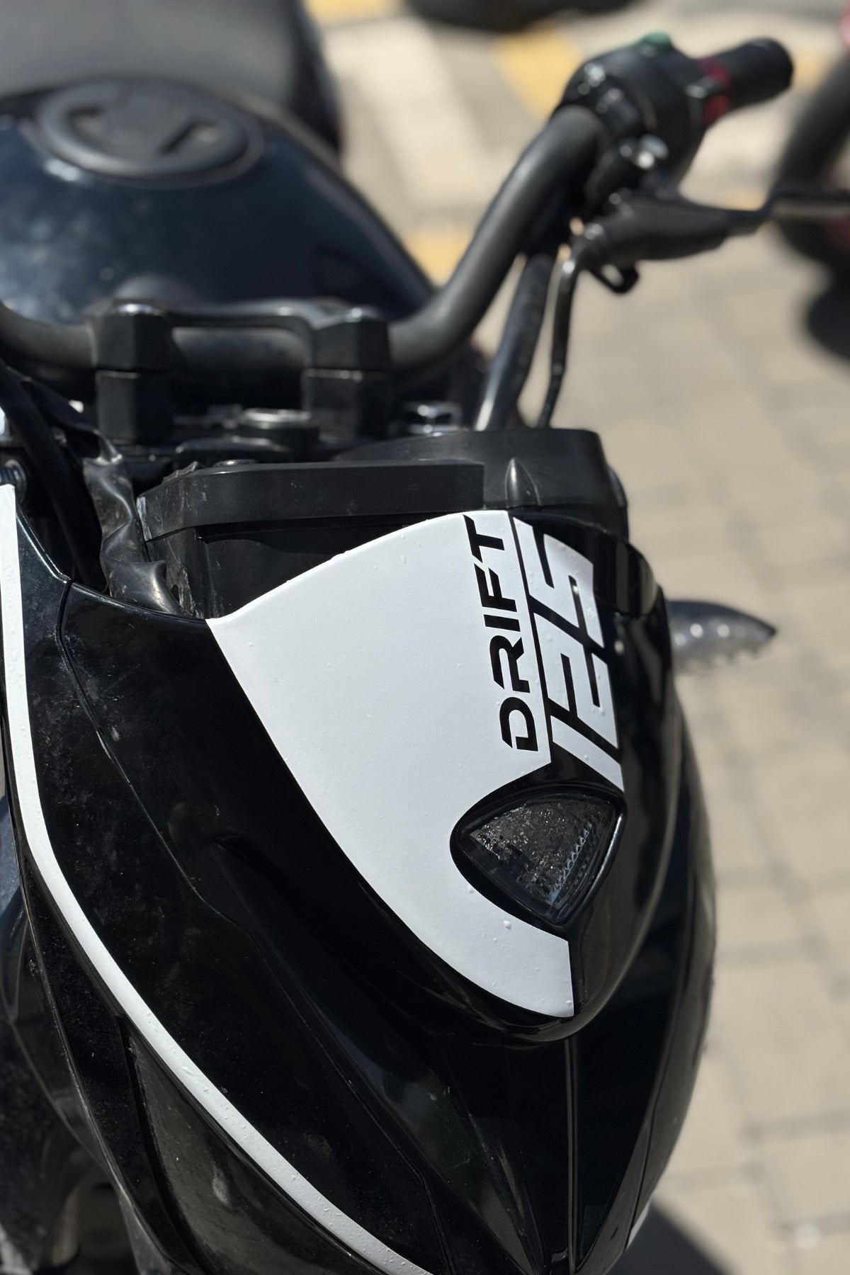 Mondial Drift-L için Drift 125 Kafa Sticker Etiket