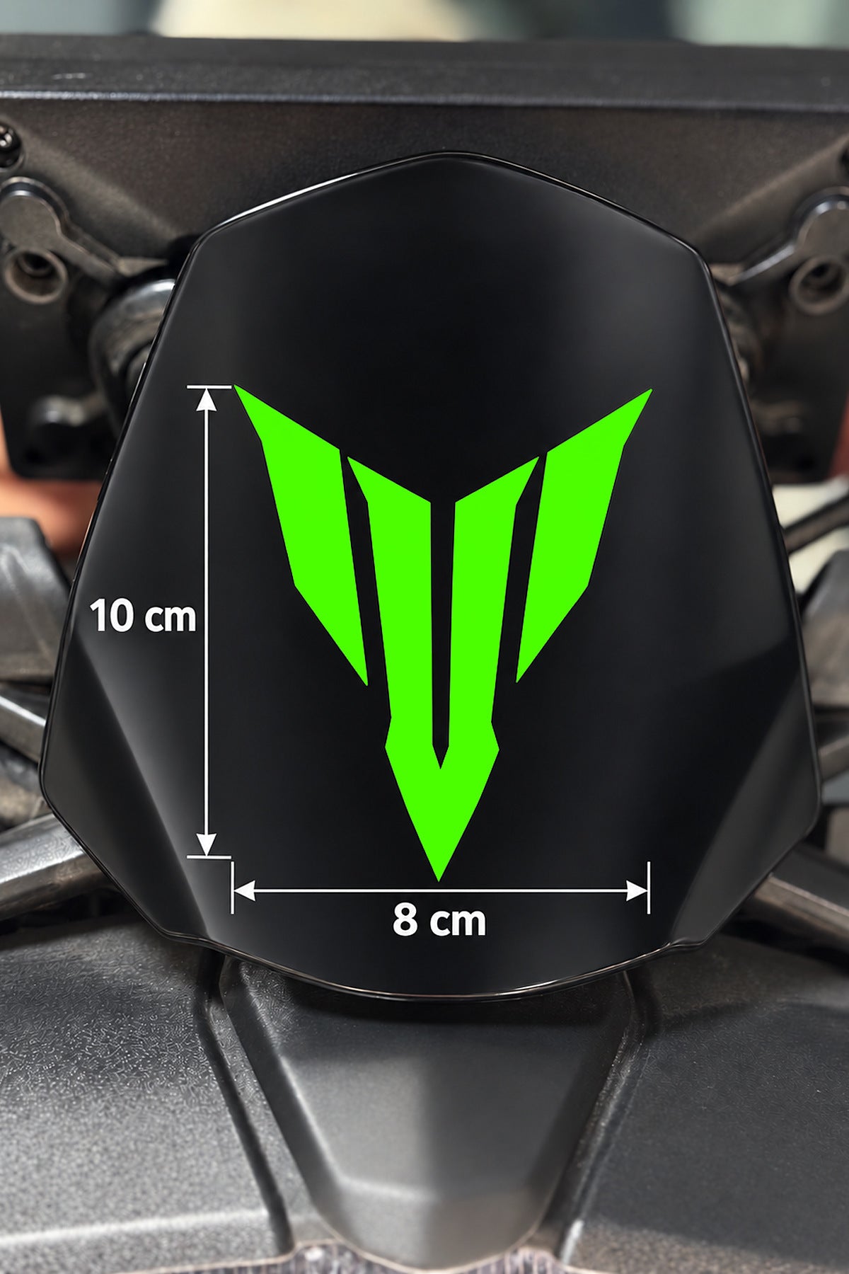 Motosiklet ve Kask için MT Logo Sticker Etiket (10CMx8CM)