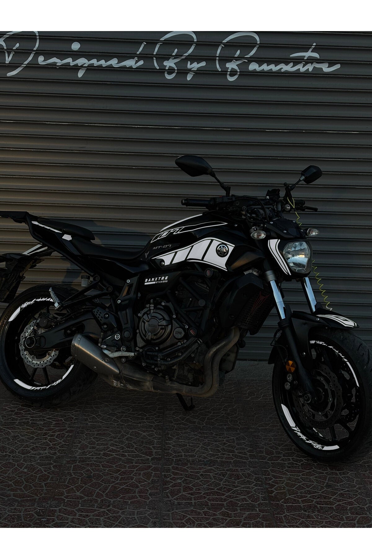 Yamaha MT-07 için Komple Sticker Seti (2014-2017) (Sağ ve Sol )