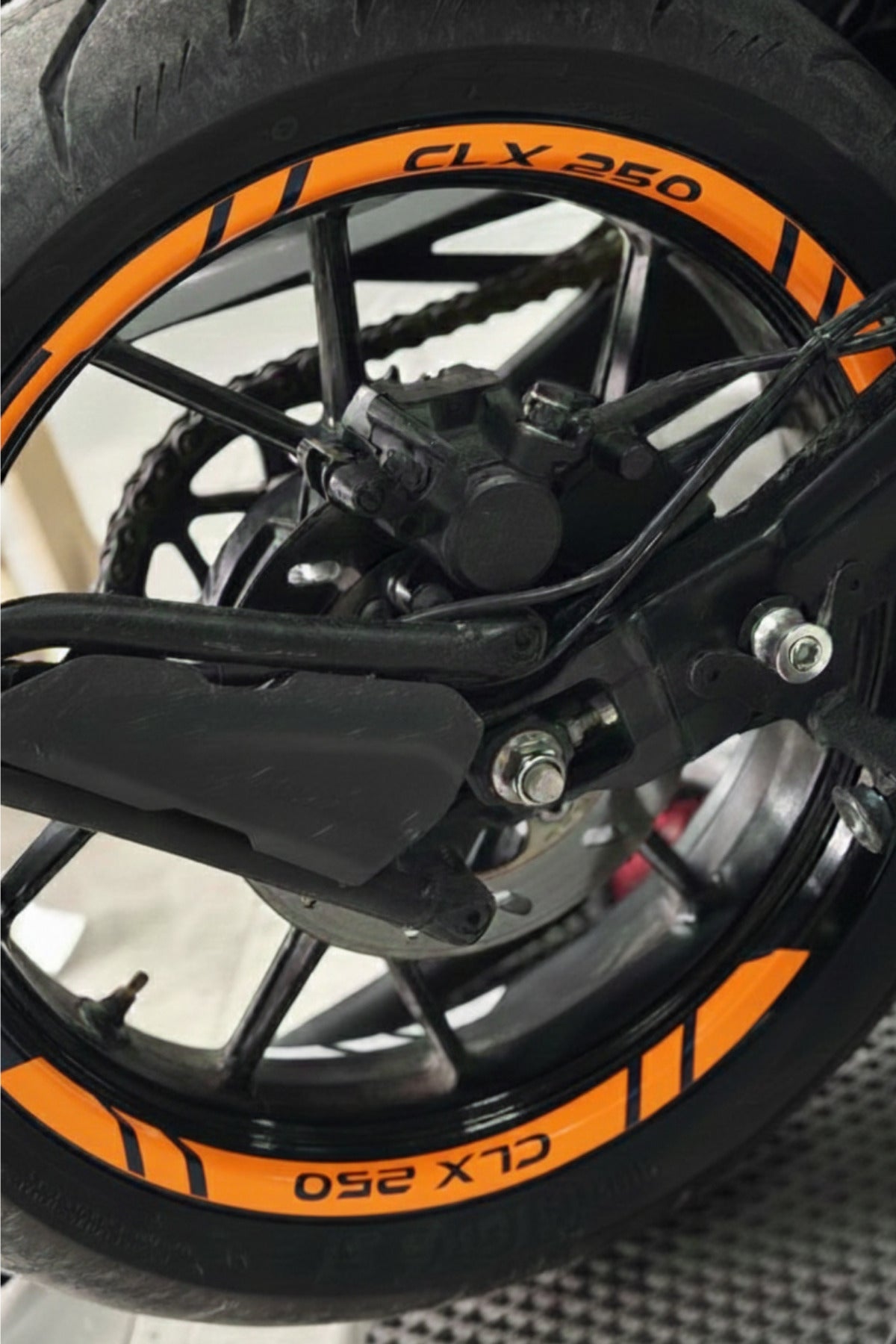 CFMOTO CLX 250 için Jant Şeridi Sticker Seti