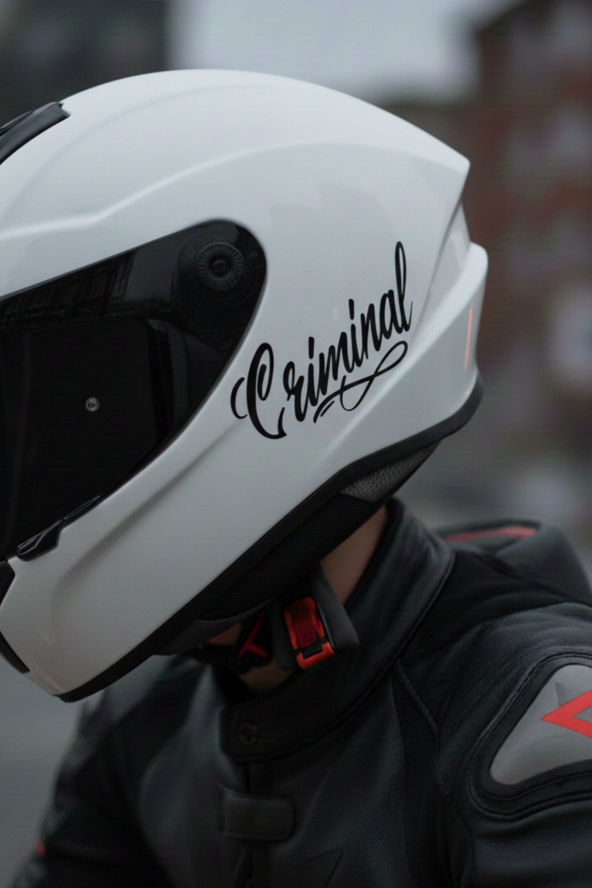 Motosiklet ve Kask için Criminal Sticker Etiket (1 Adet)