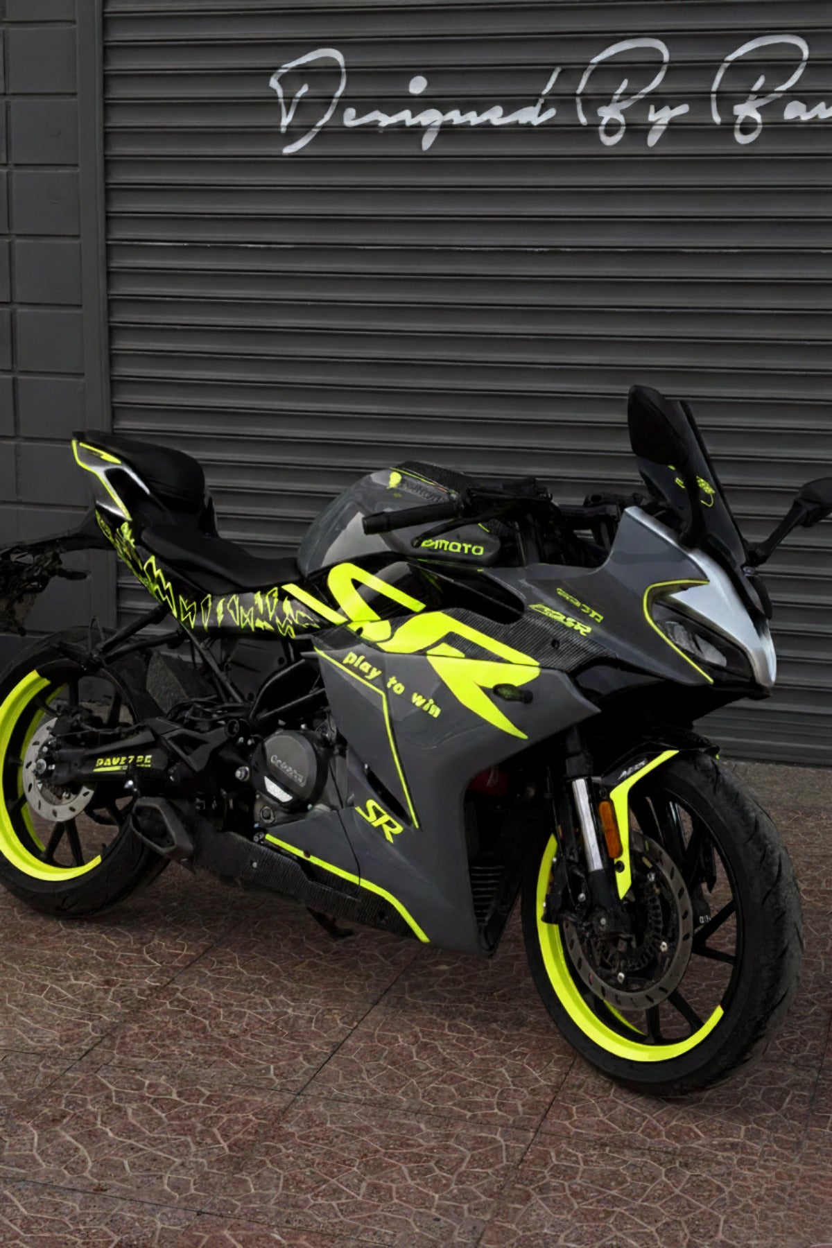 CFMOTO 250SR için Komple Parçalı Detay Sticker Seti