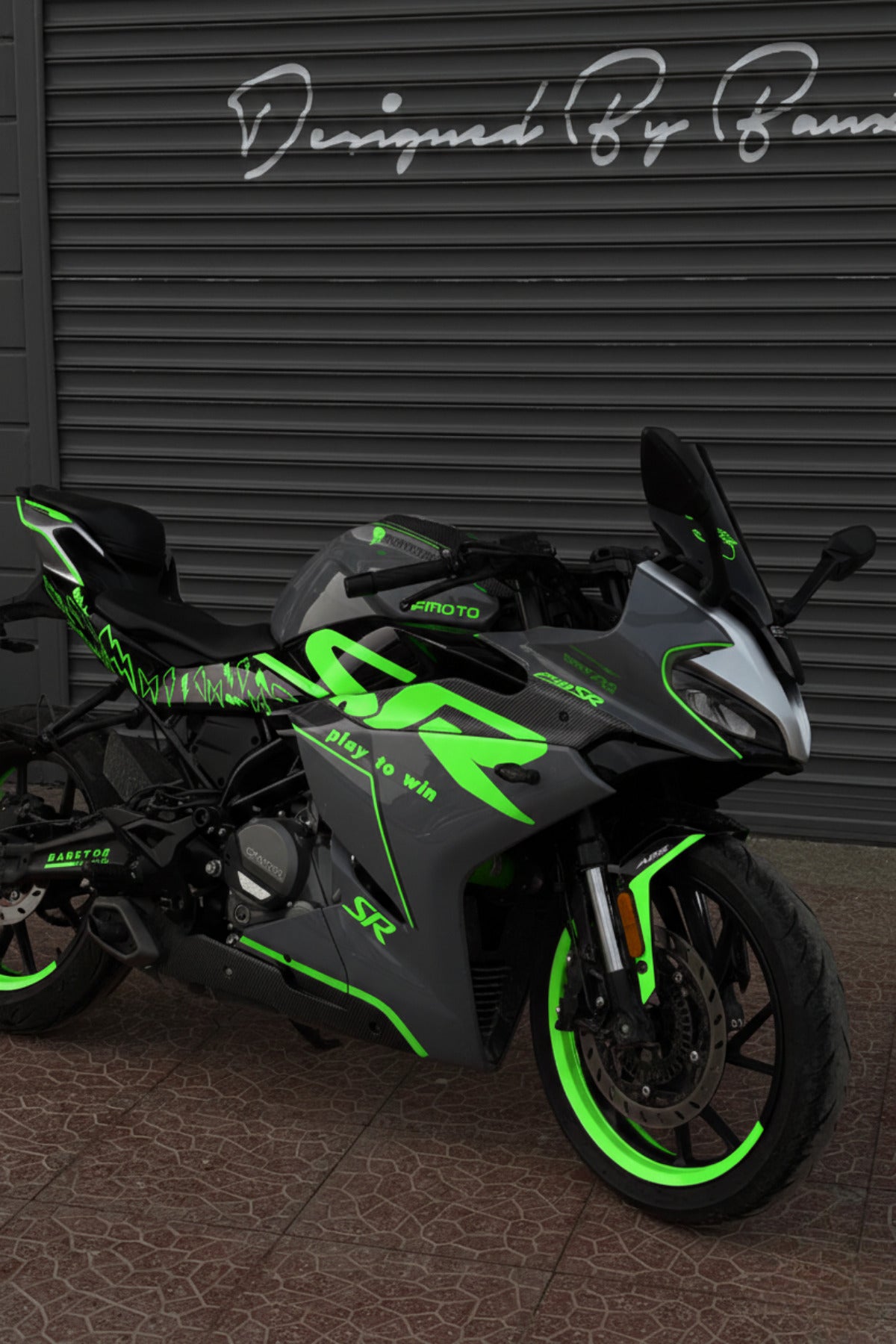 CFMOTO 250SR için Komple Parçalı Detay Sticker Seti