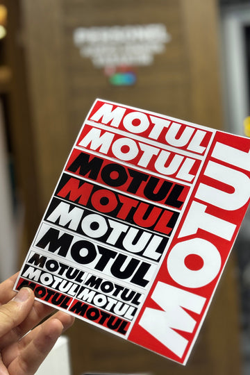 Motosiklet ve Kask için Motul A5 Sticker Pack (13 Parça)