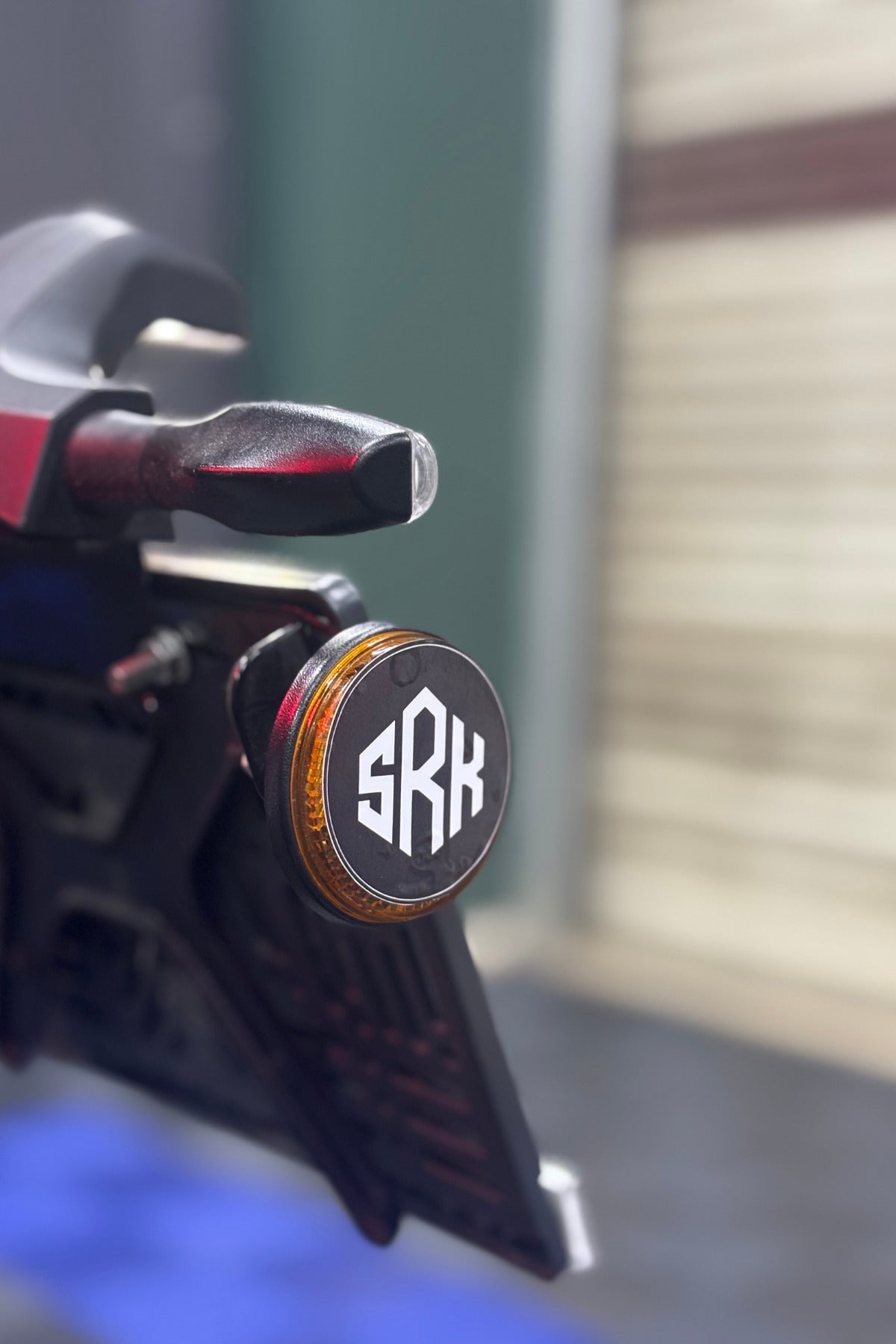 RKS SRK125 için Arka Kedigözü Reflektörü için 5CMx5CM Yuvarlak Sticker Etiket