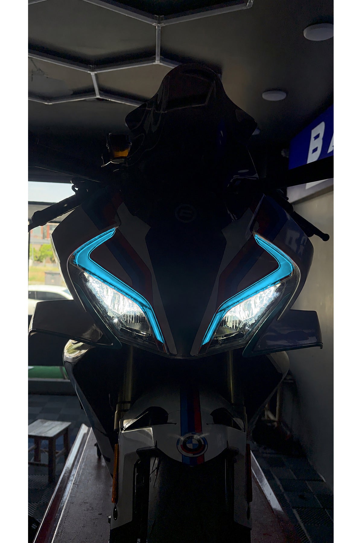 CFMOTO 450SR Gündüz Ledi için Hazır Kesim Far Filmi Far Renklendirme Sticker