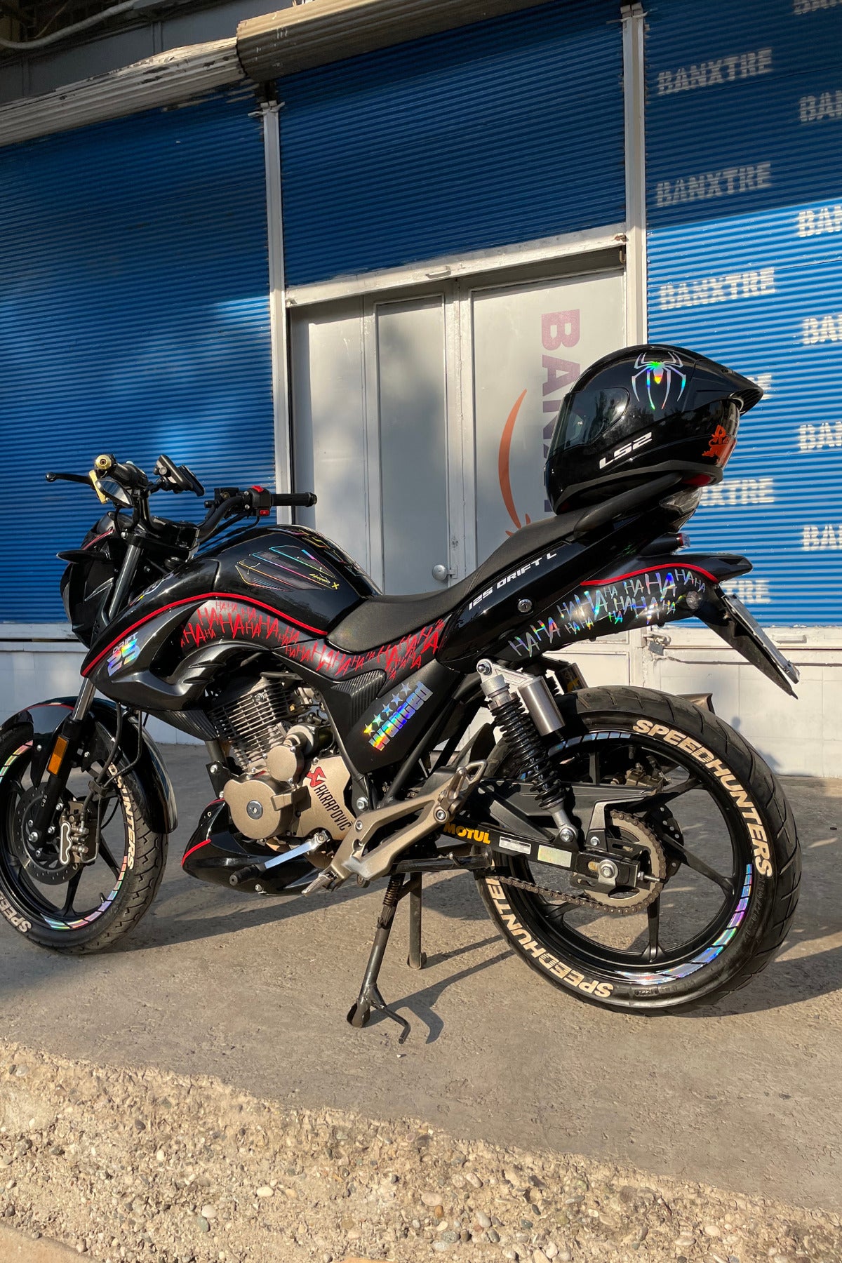 Mondial Drift-L 125 için Hologramlı-Kırmızı 26 Parça Komple Sticker Seti