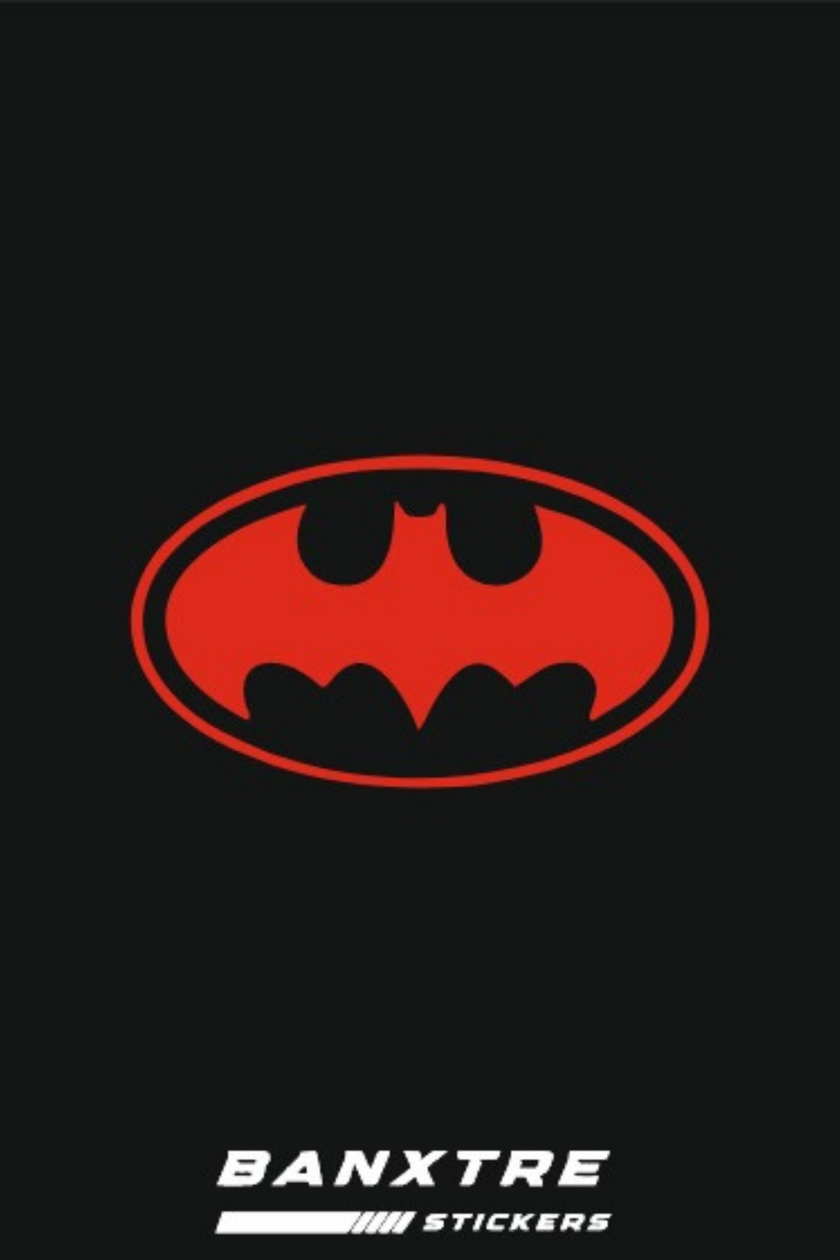 Motor-Araba-Kask için Batman Sticker Etiket (10CMx5CM)(1 Adet)