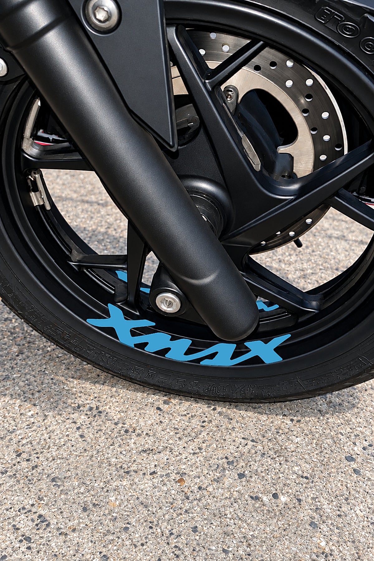 Yamaha Xmax için Jant içi Yazı Sticker Etiket (4'lü)