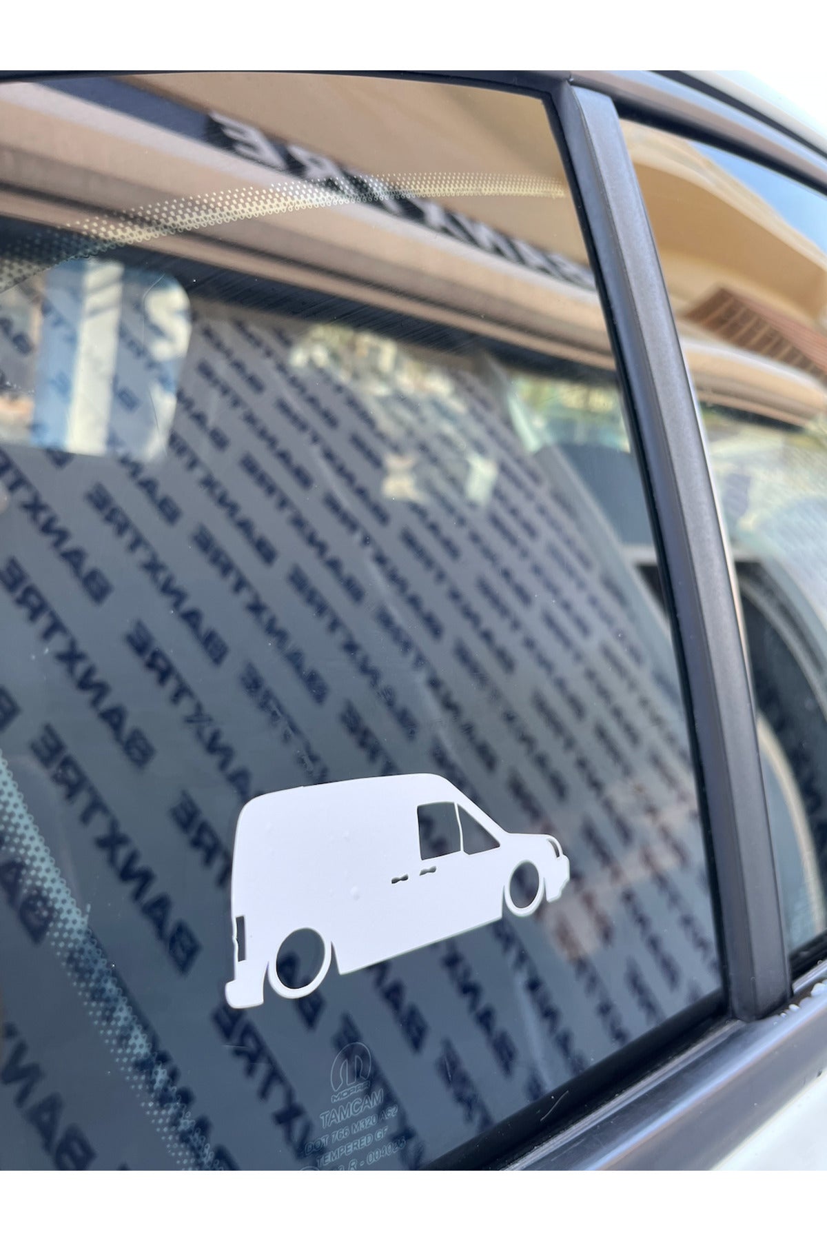 Araba için Basık Connect Sticker'ı ( 2 Adet) (10CMx4CM)