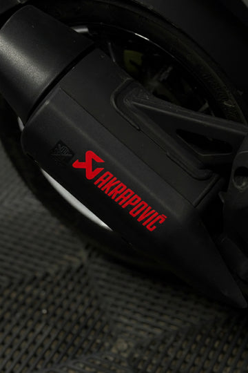 Motosiklet ve Egzoz için Akrapovic Sticker Etiket (1 Adet) (Sticker)