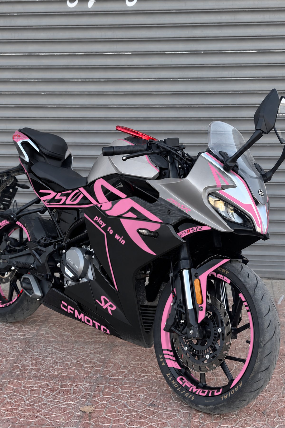 CFMOTO SR 250 için Komple Ultra Renk Değişim Sticker Seti (Sağ ve Sol )