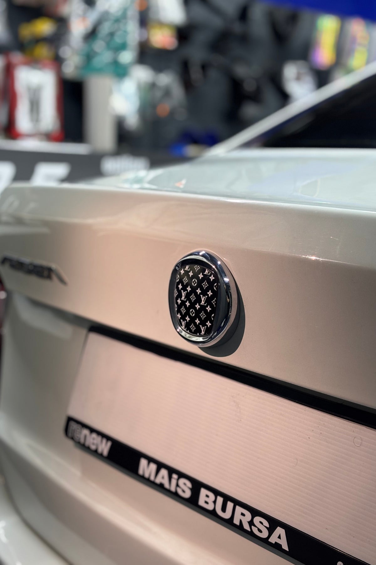 Fiat Egea için Uyumlu Logo için Tam Uyumlu Ön-Arka Sticker Seti