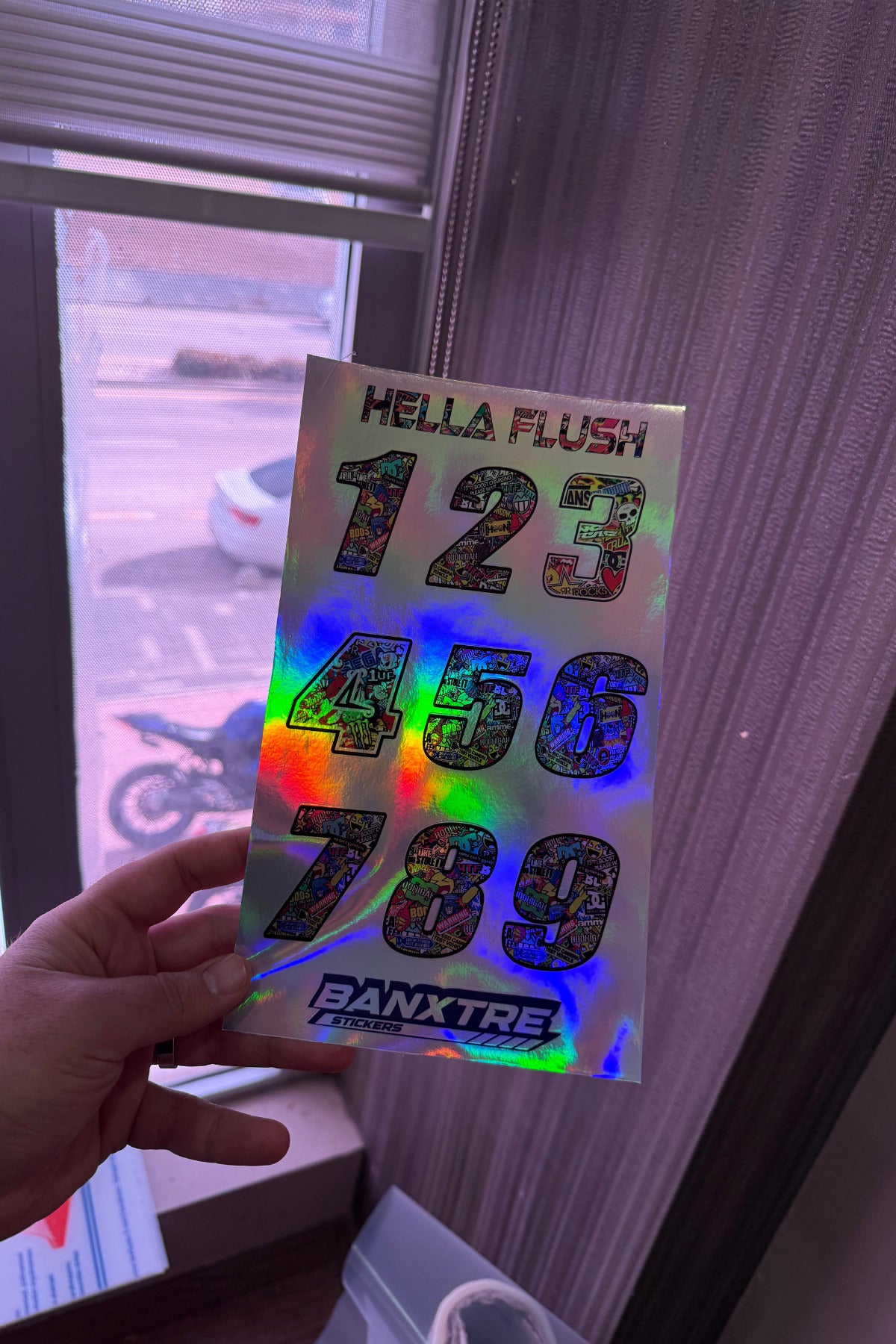 Araba ve Motor İçin Hella Flush Hologramlı Numaratör Sticker