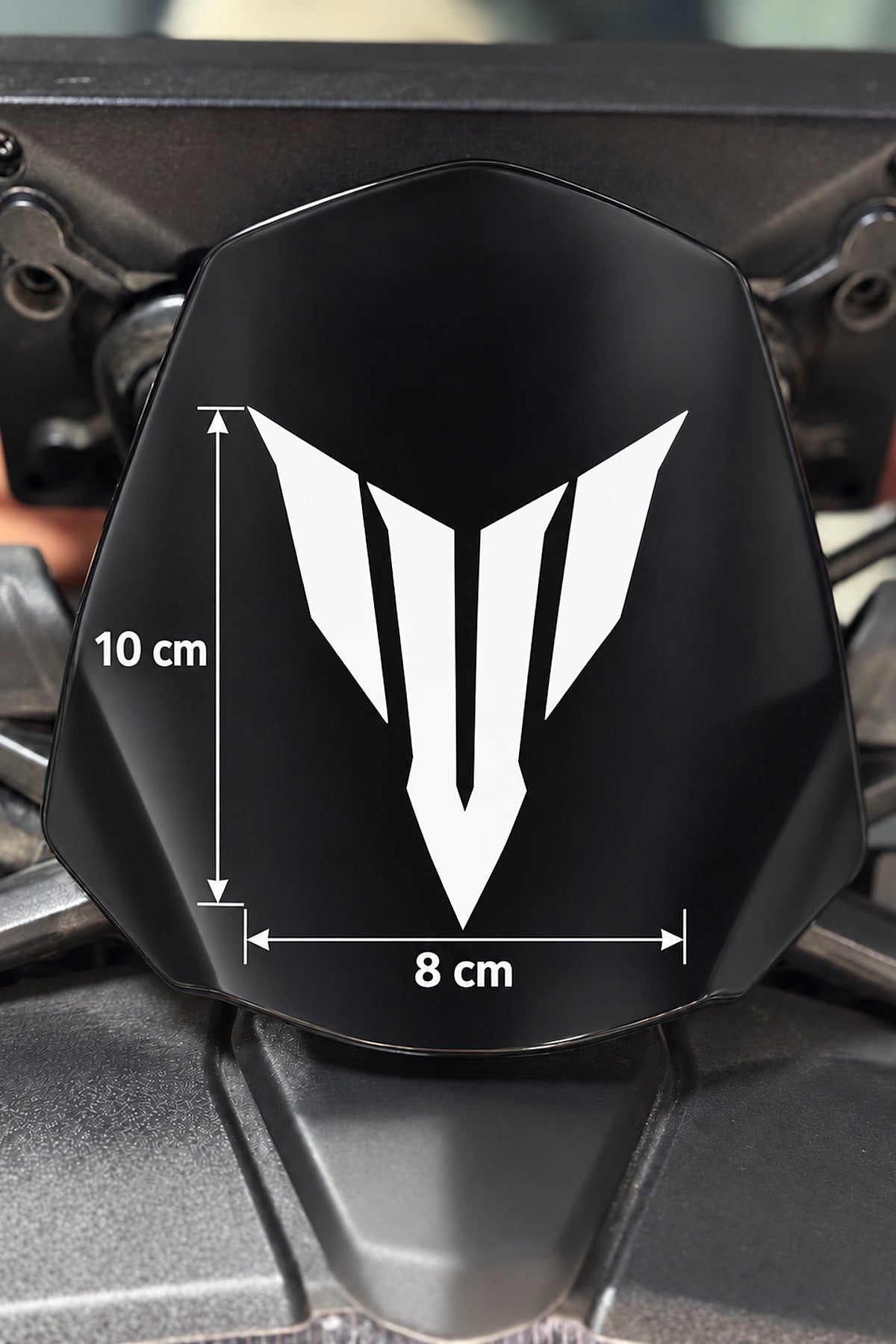 Motosiklet ve Kask için MT Logo Sticker Etiket (10CMx8CM)