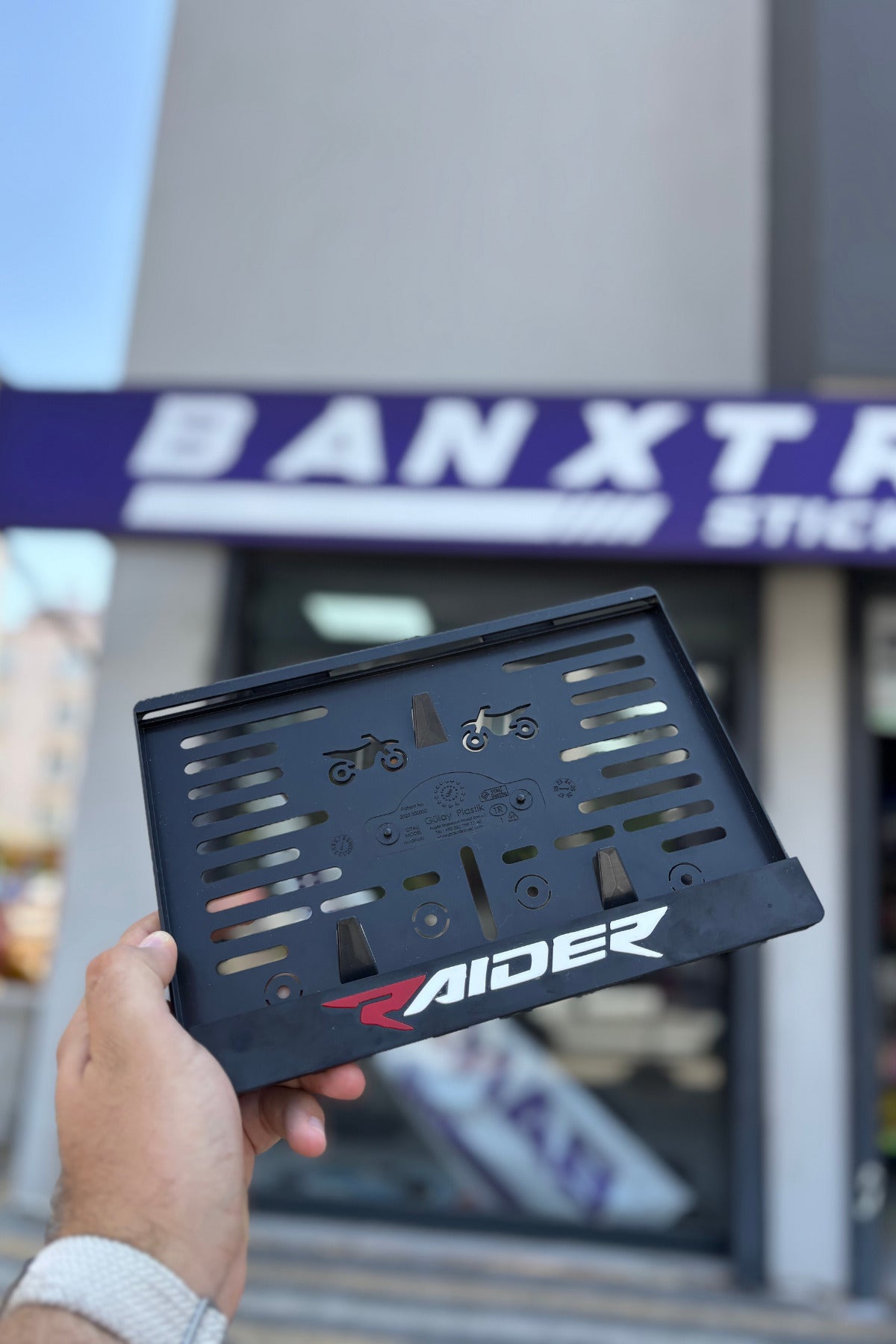 TVS Raider için Motorsiklet Plakalık Dekoratif