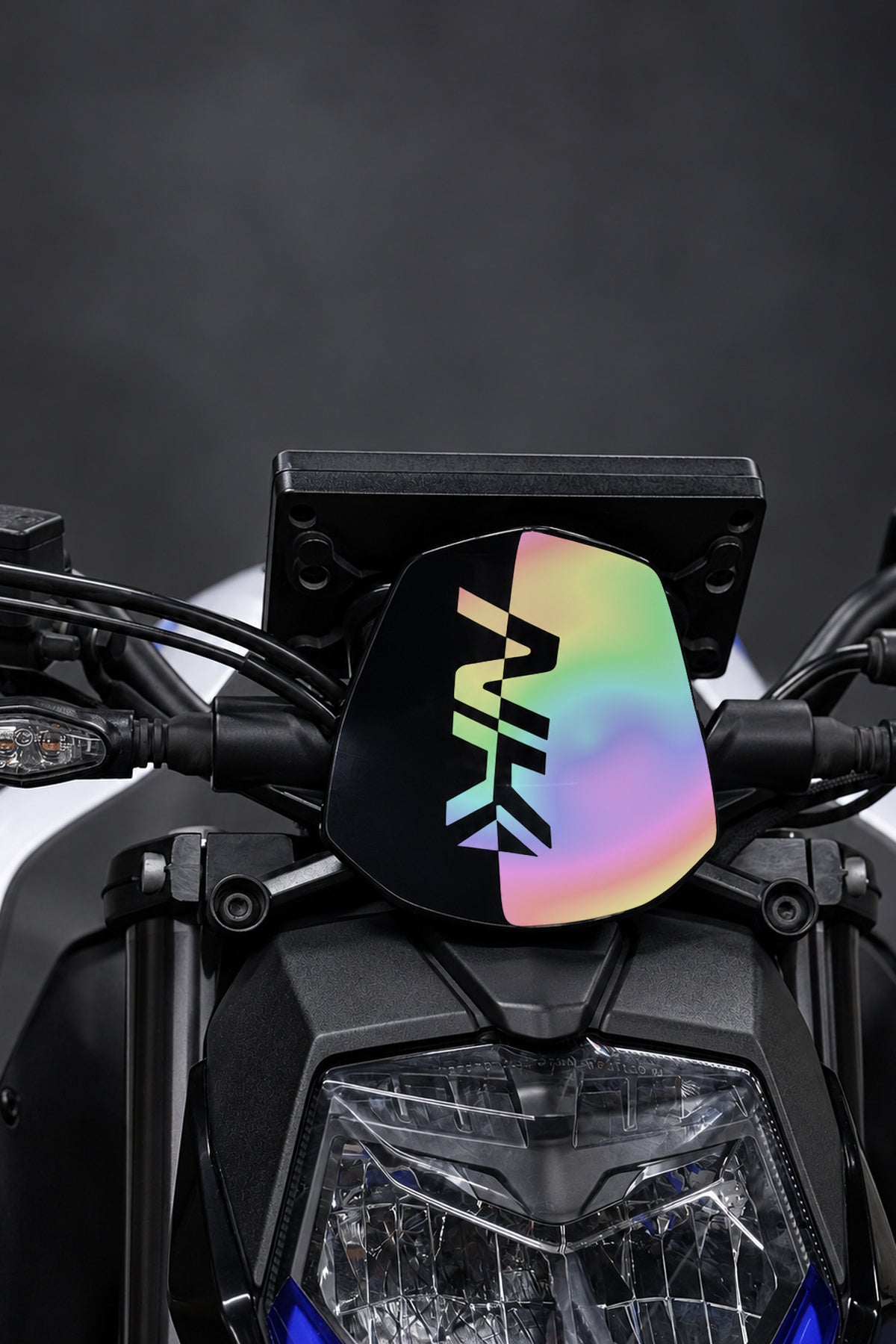 CFMOTO NK250 için Siperlik için NK Yazılı Kafa Detay Sticker (1 Adet)