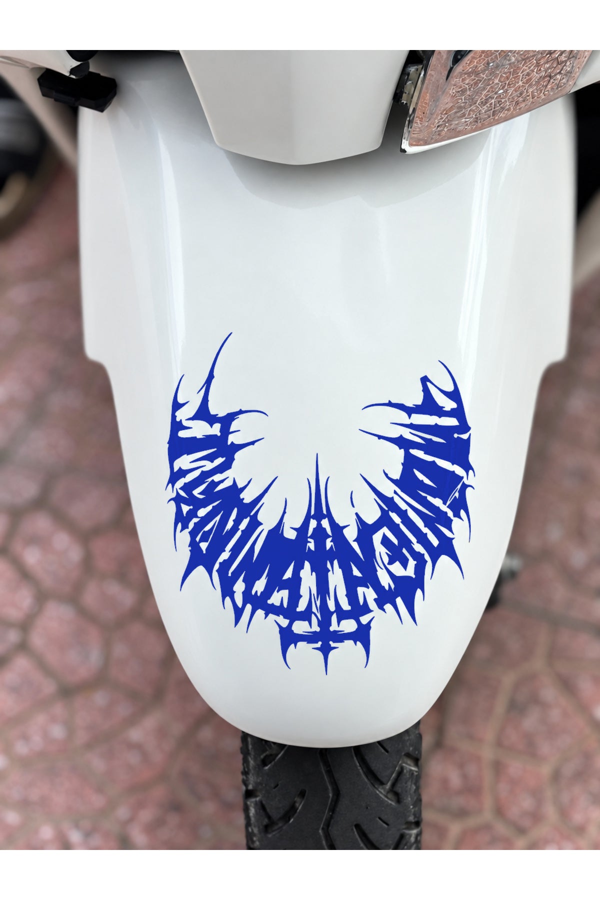 Jupiter Ön Çamurluk için Yarım Gotik Tribal Sticker Etiket (15CMx15CM)