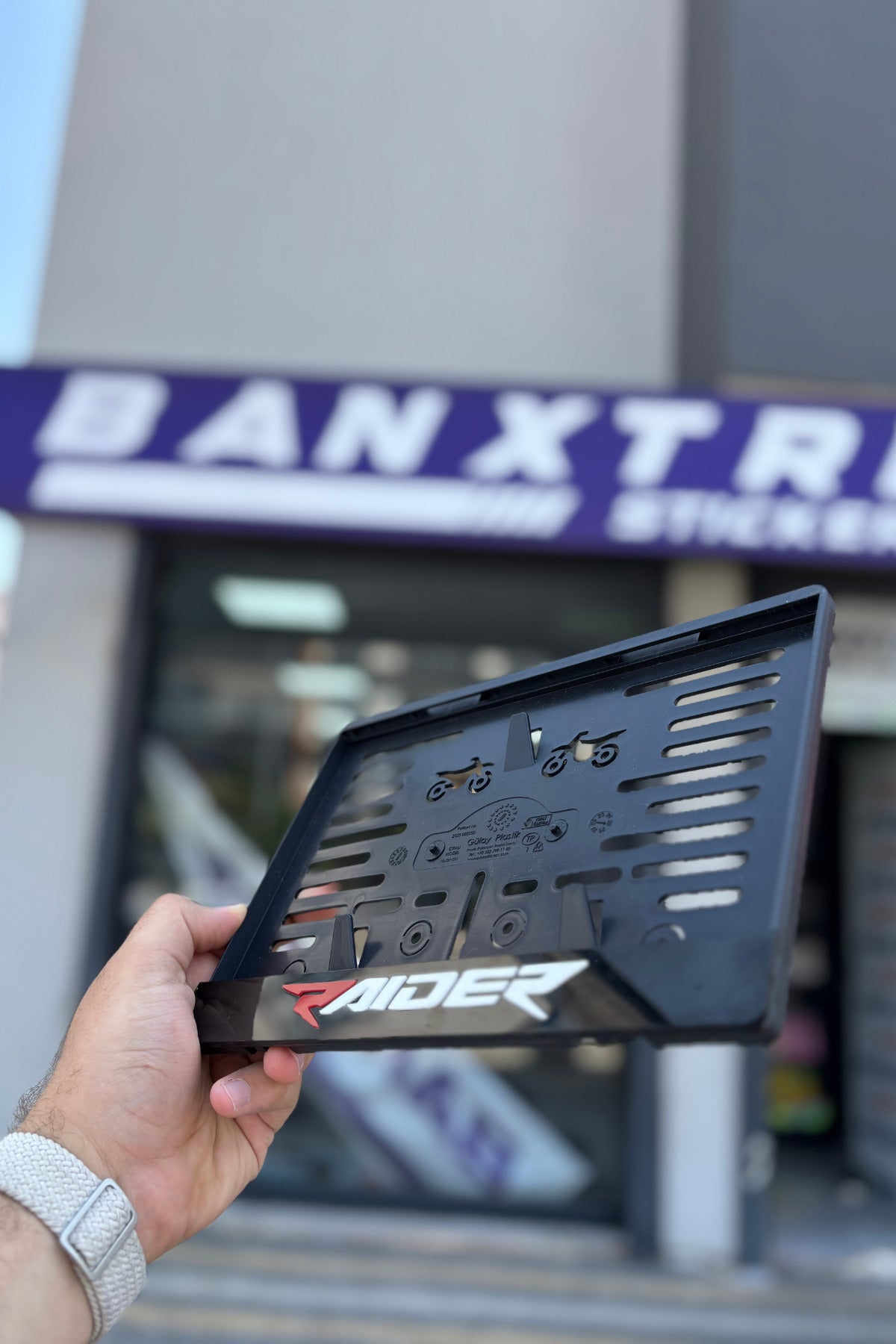 TVS Raider için Motorsiklet Plakalık Dekoratif