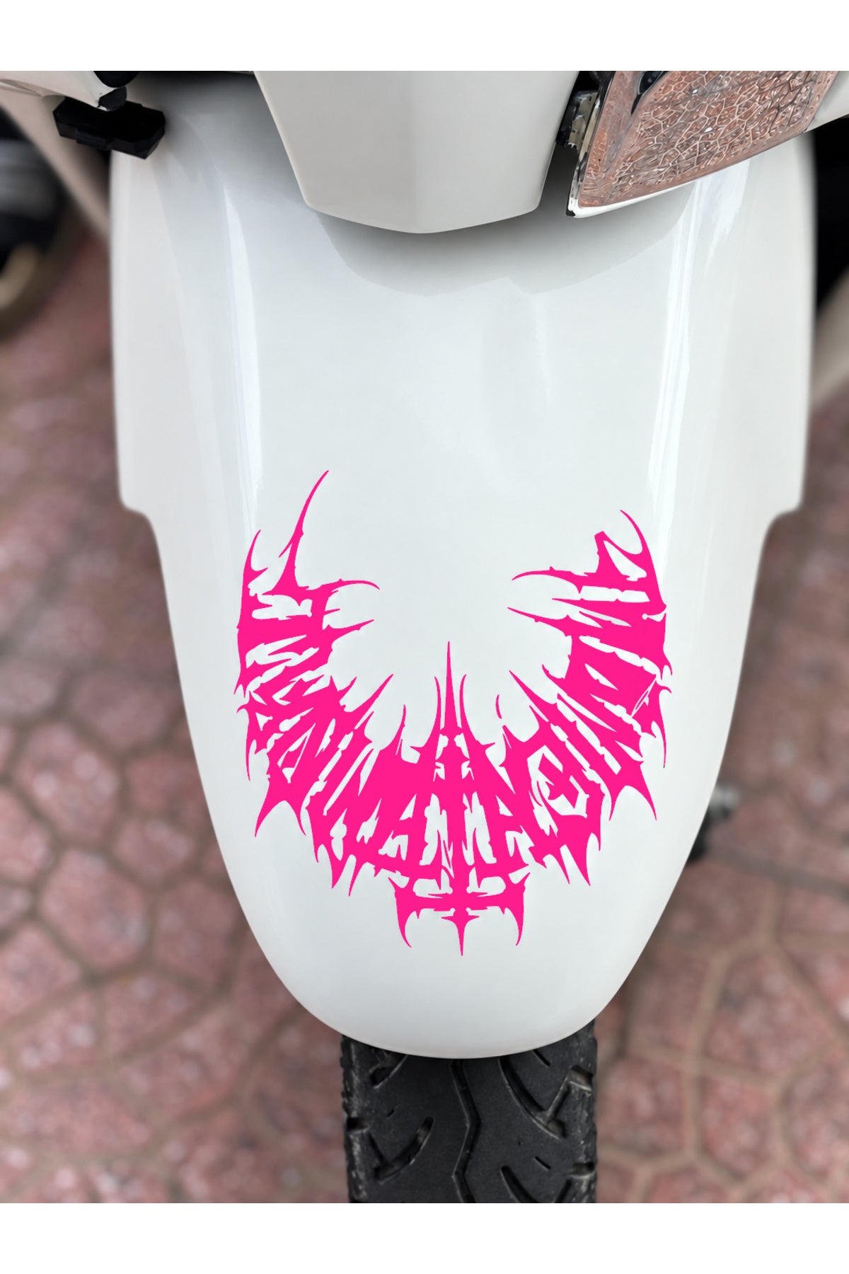 Jupiter Ön Çamurluk için Yarım Gotik Tribal Sticker Etiket (15CMx15CM)