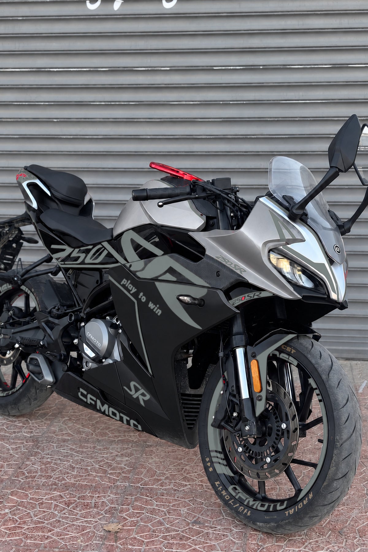 CFMOTO SR 250 için Komple Ultra Renk Değişim Sticker Seti (Sağ ve Sol )