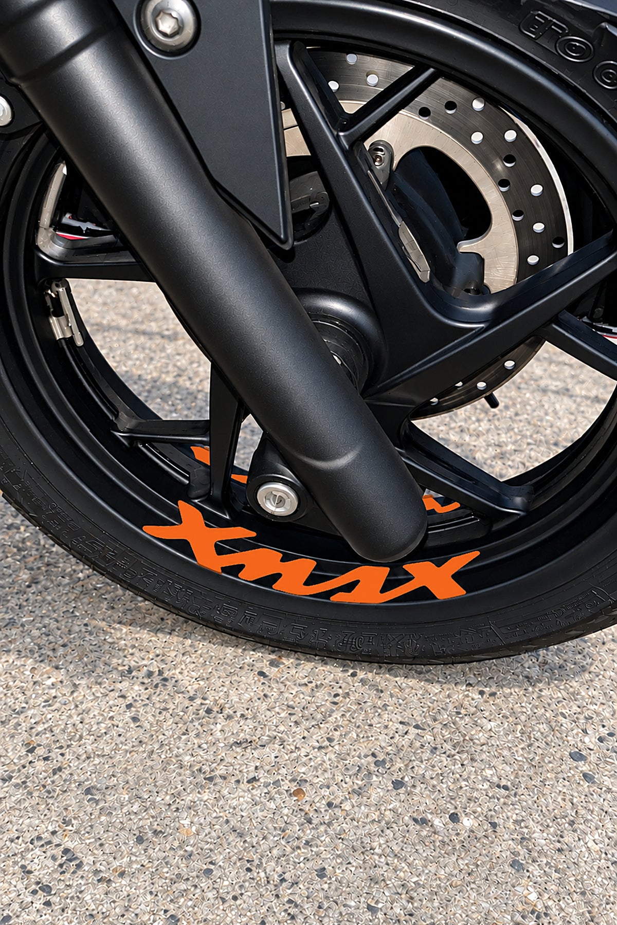 Yamaha Xmax için Jant içi Yazı Sticker Etiket (4'lü)
