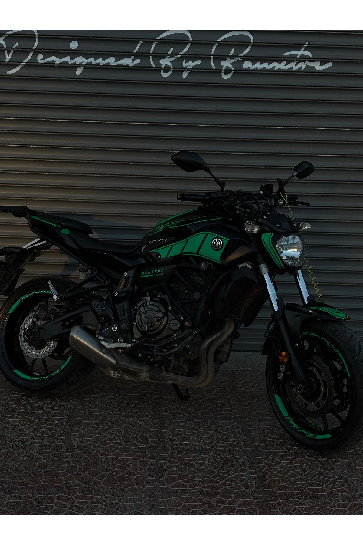 Yamaha MT-07 için Komple Sticker Seti (2014-2017) (Sağ ve Sol )